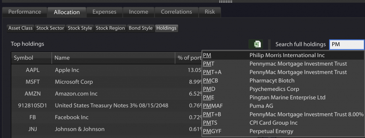 Search Holdings