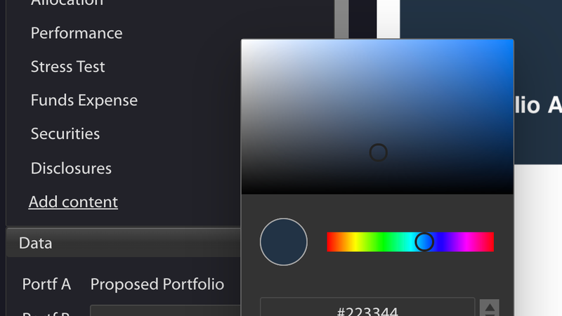 PDF Custom Colors