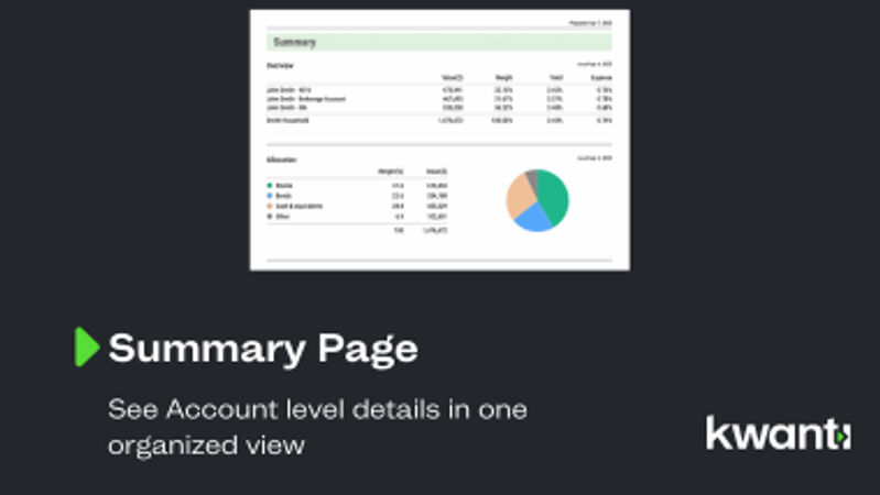 PDF Report: Household Summary
