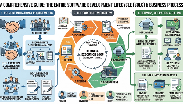 Complete Software Project Development: From Concept to Delivery & Billing