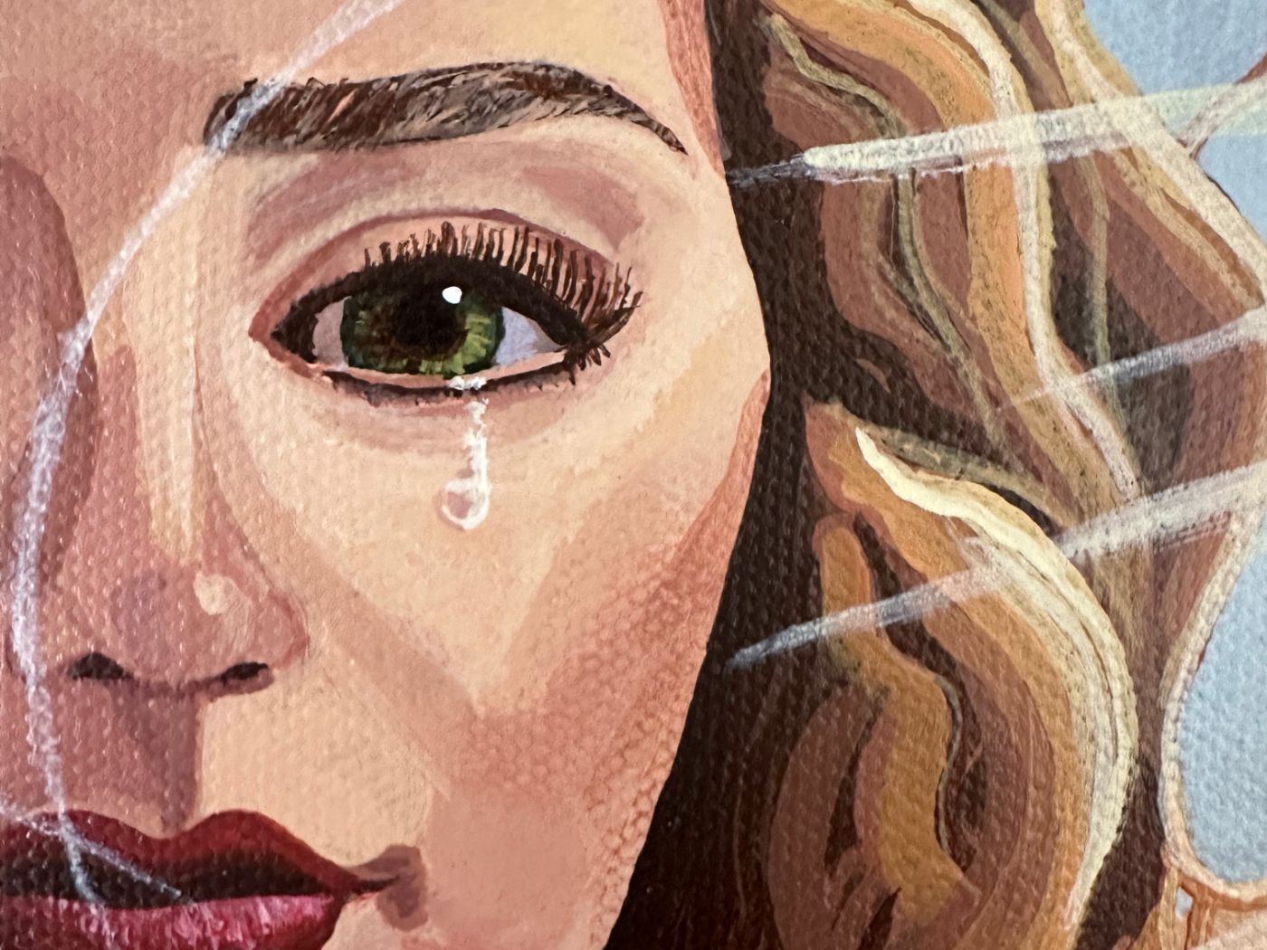 thumbnail Detail of eye and tear drop