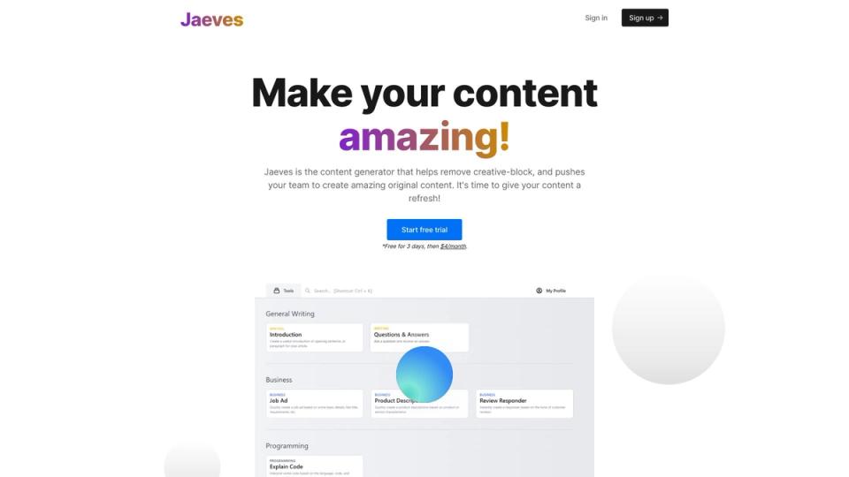 Jaeves