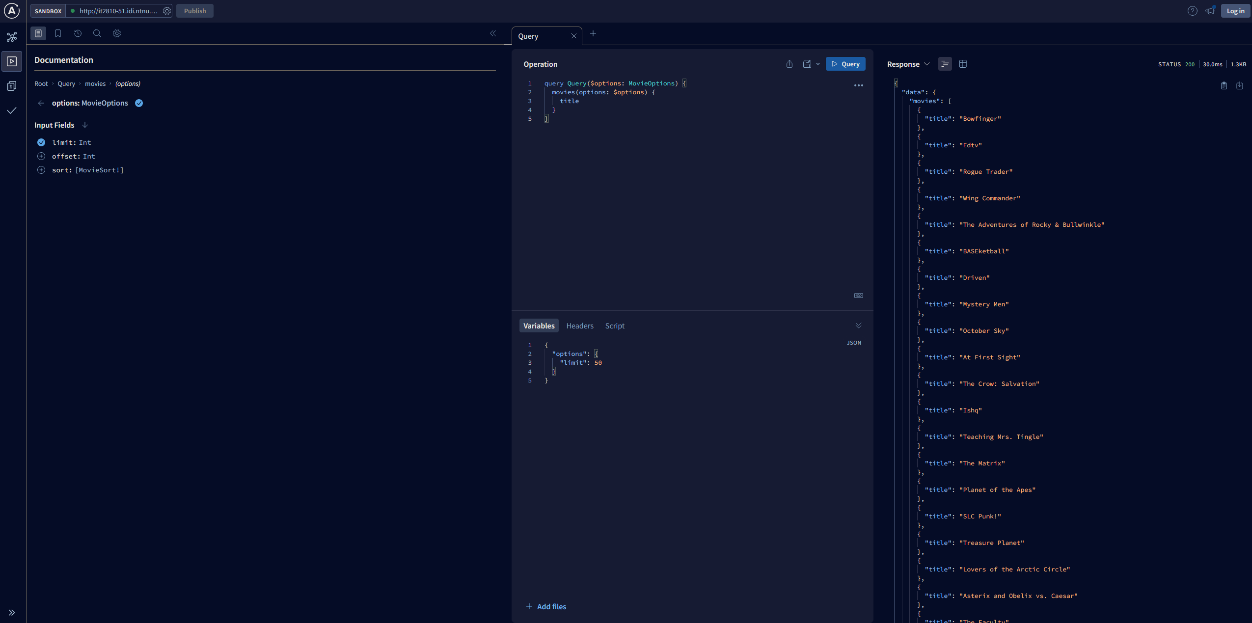 graphql apollo client interface