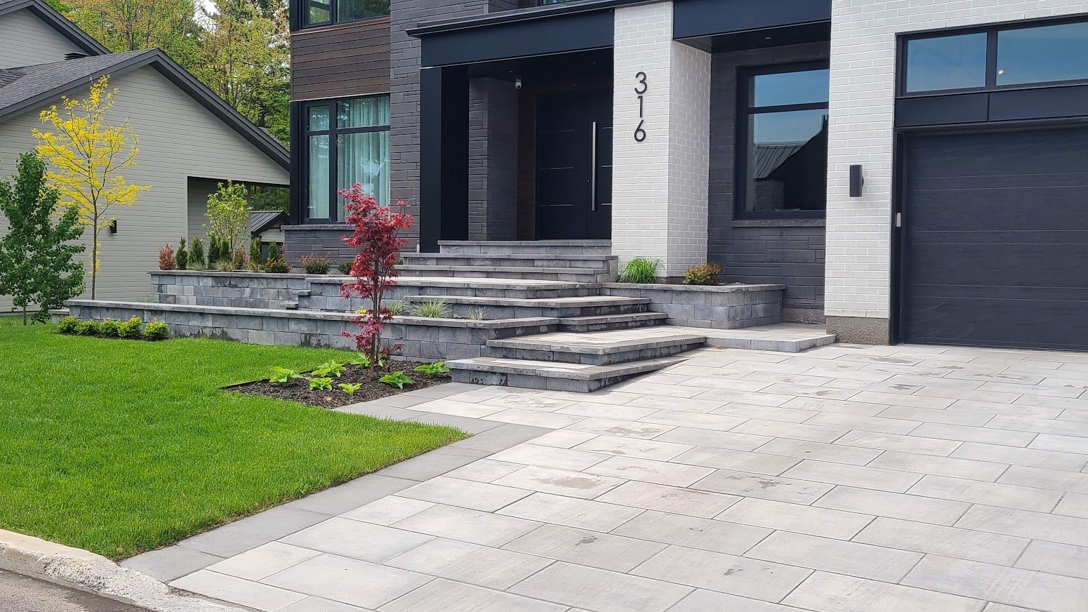 Tendances pavé uni pour aménagement paysager