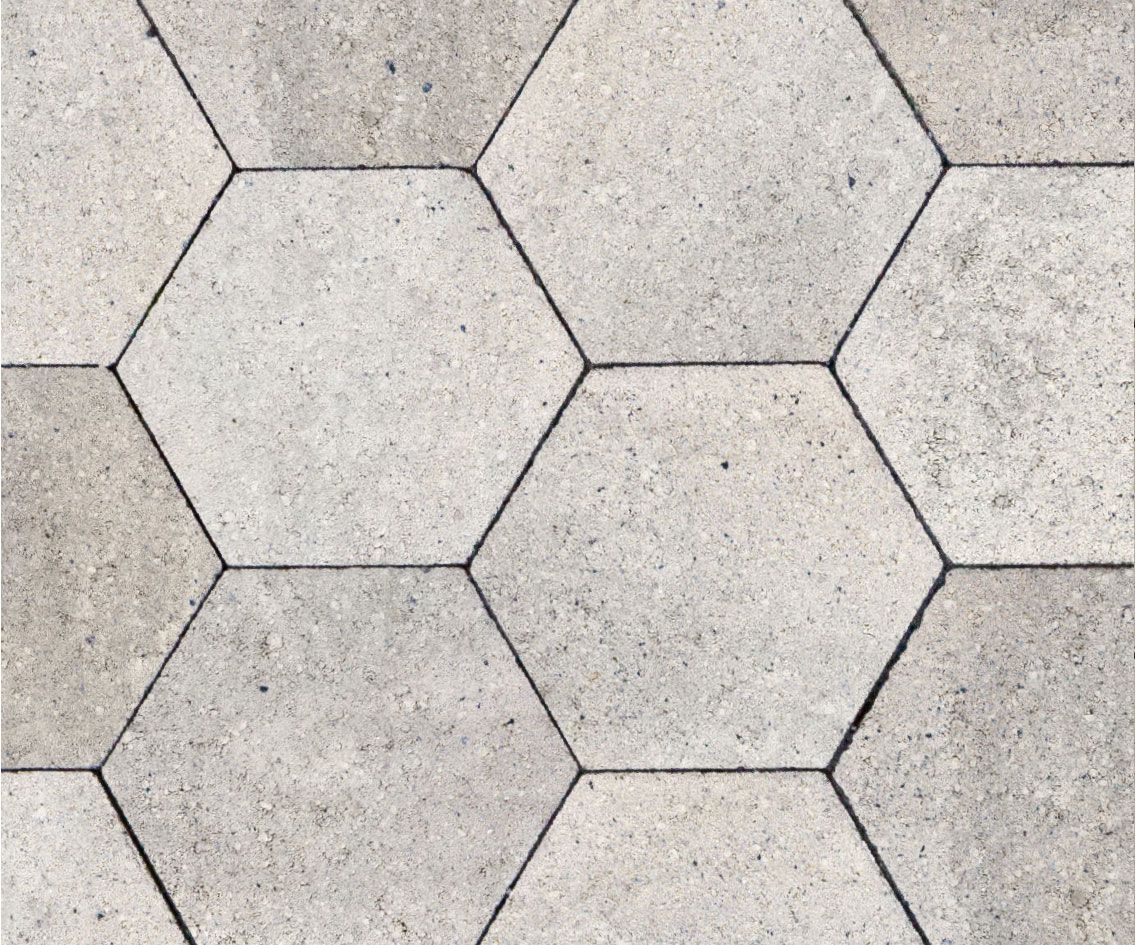 Tendances pavé uni hexagonal