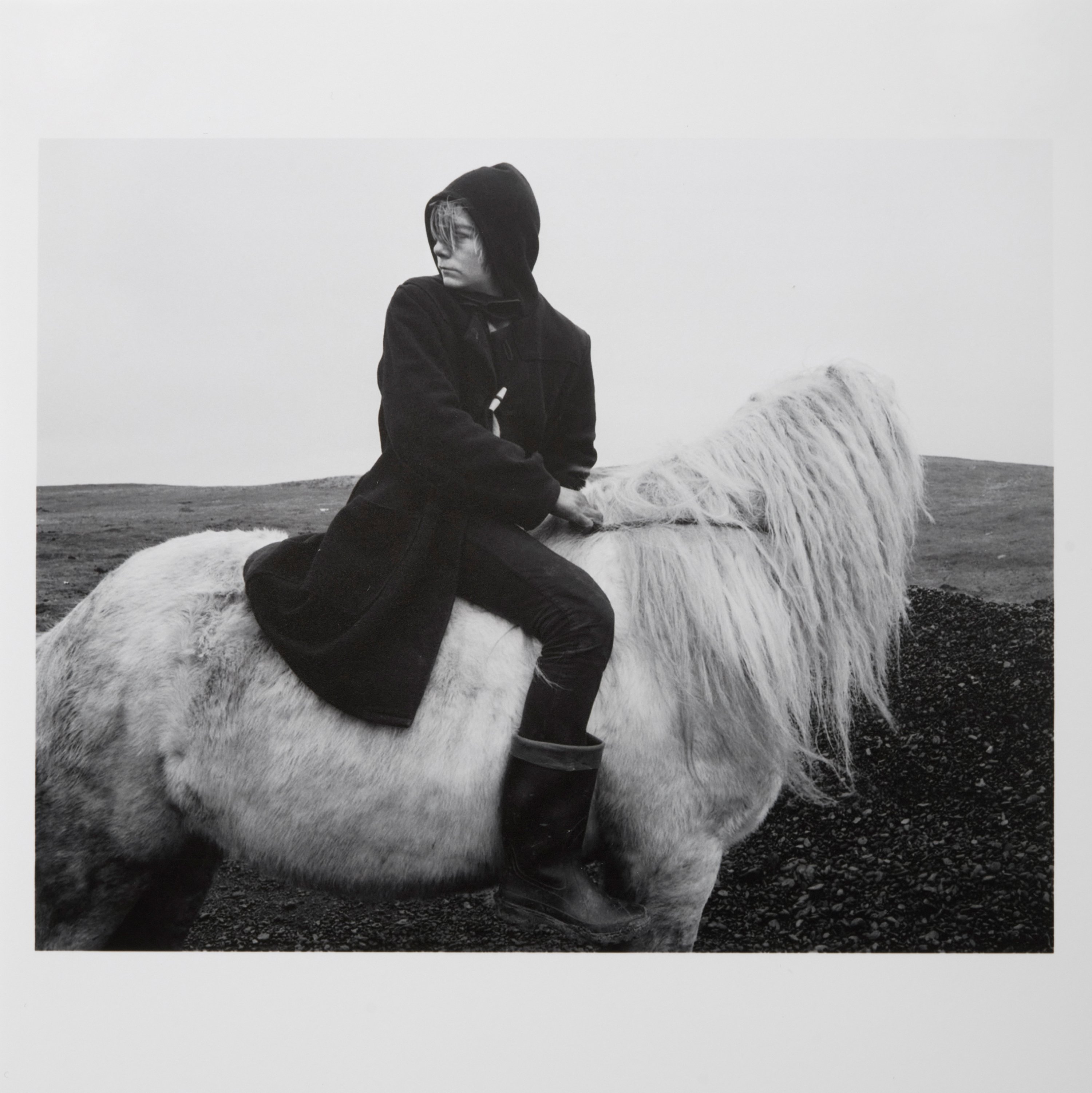 Chris Killip 'Boo on a horse. Lynemouth, Northumberland, UK' (1984)