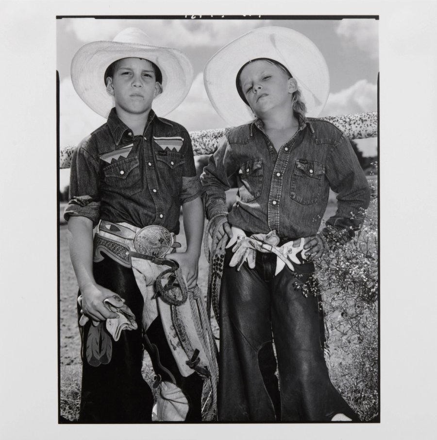 Craig Scarmardo and Cheyloh Mather at the Boerne Rodeo (1991) Photograph