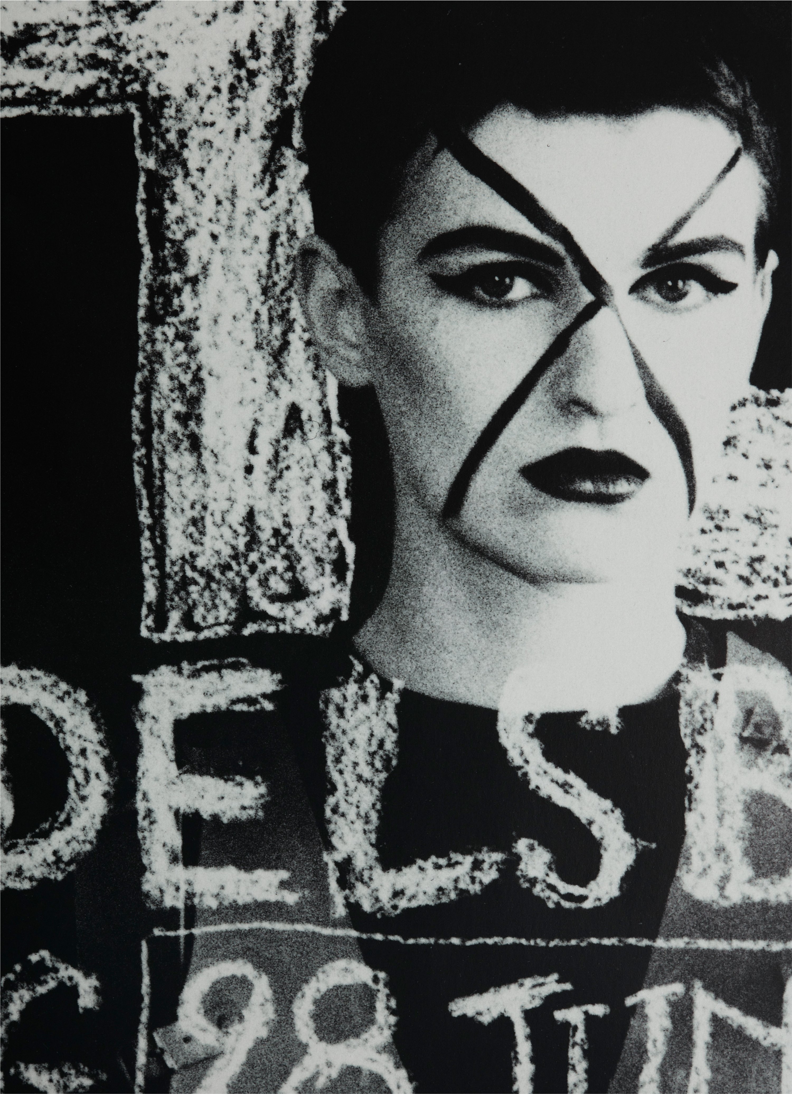 Paul Boudens 'Royal Academy of Fine Arts Antwerp Fashion Department Show Poster' (1991)