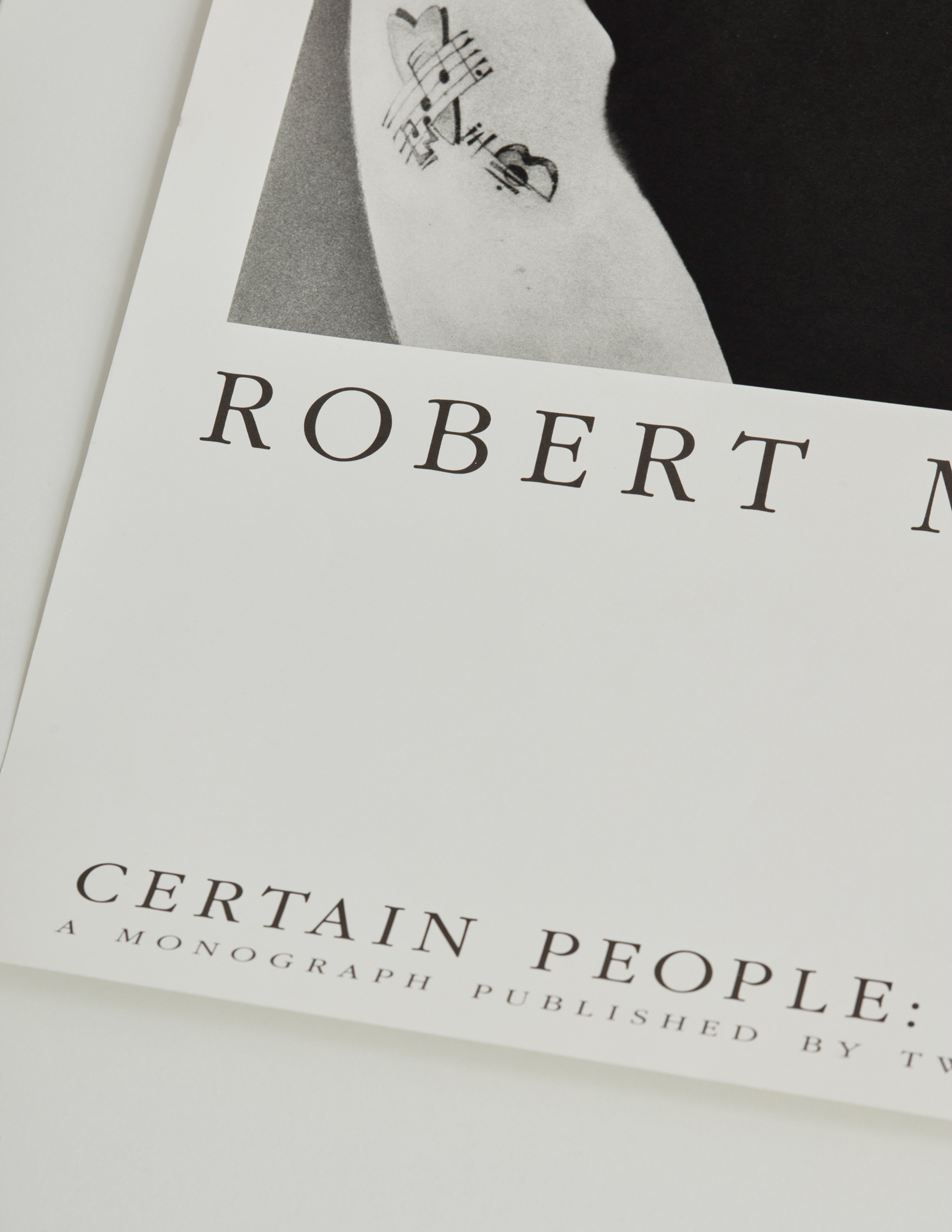 Robert Mapplethorpe 'Certain People: A Book of Portraits' exhibition poster (1985)
