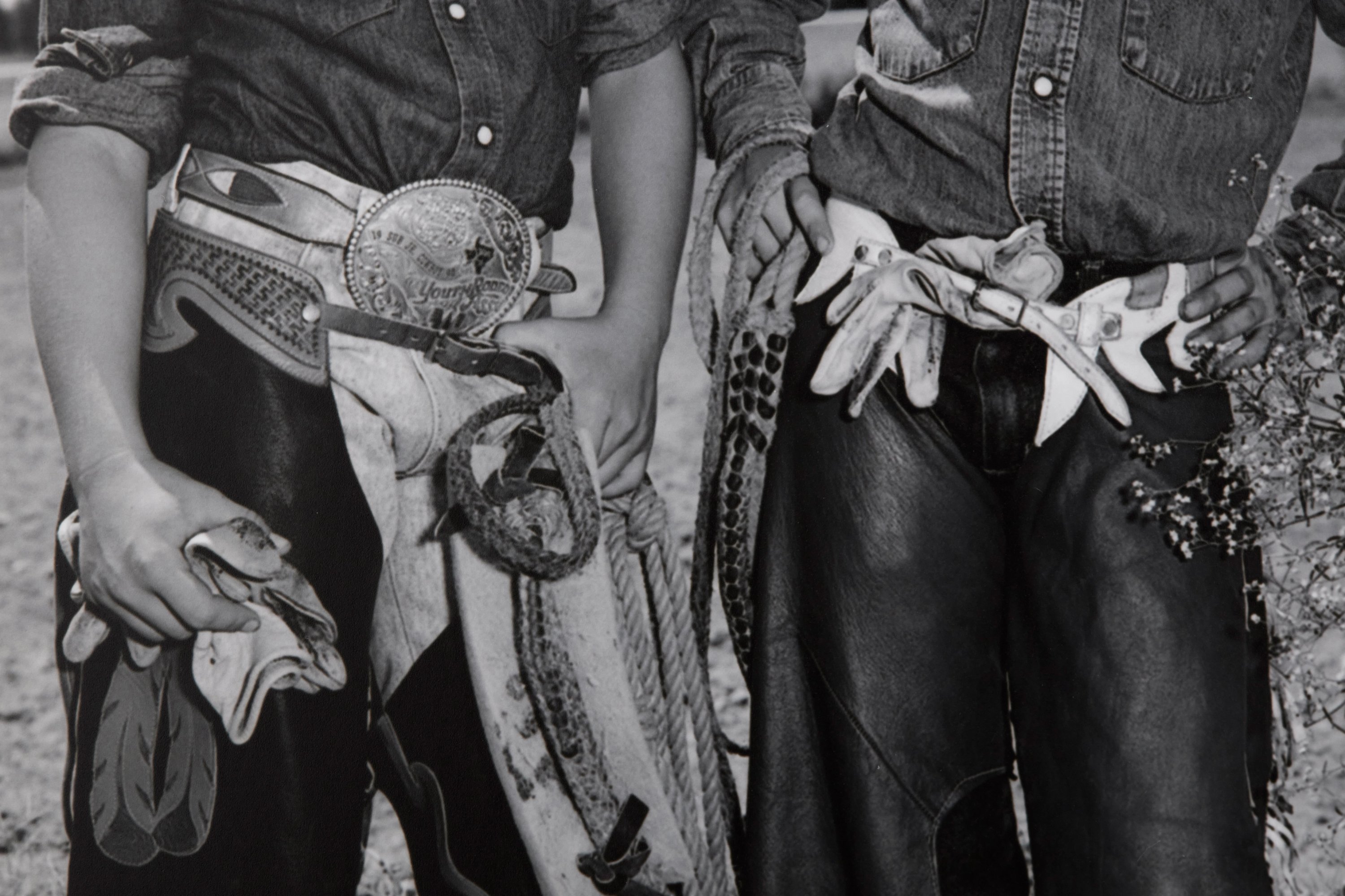 Mary Ellen Mark 'Craig Scarmardo and Cheyloh Mather at the Boerne Rodeo' photograph (1991)