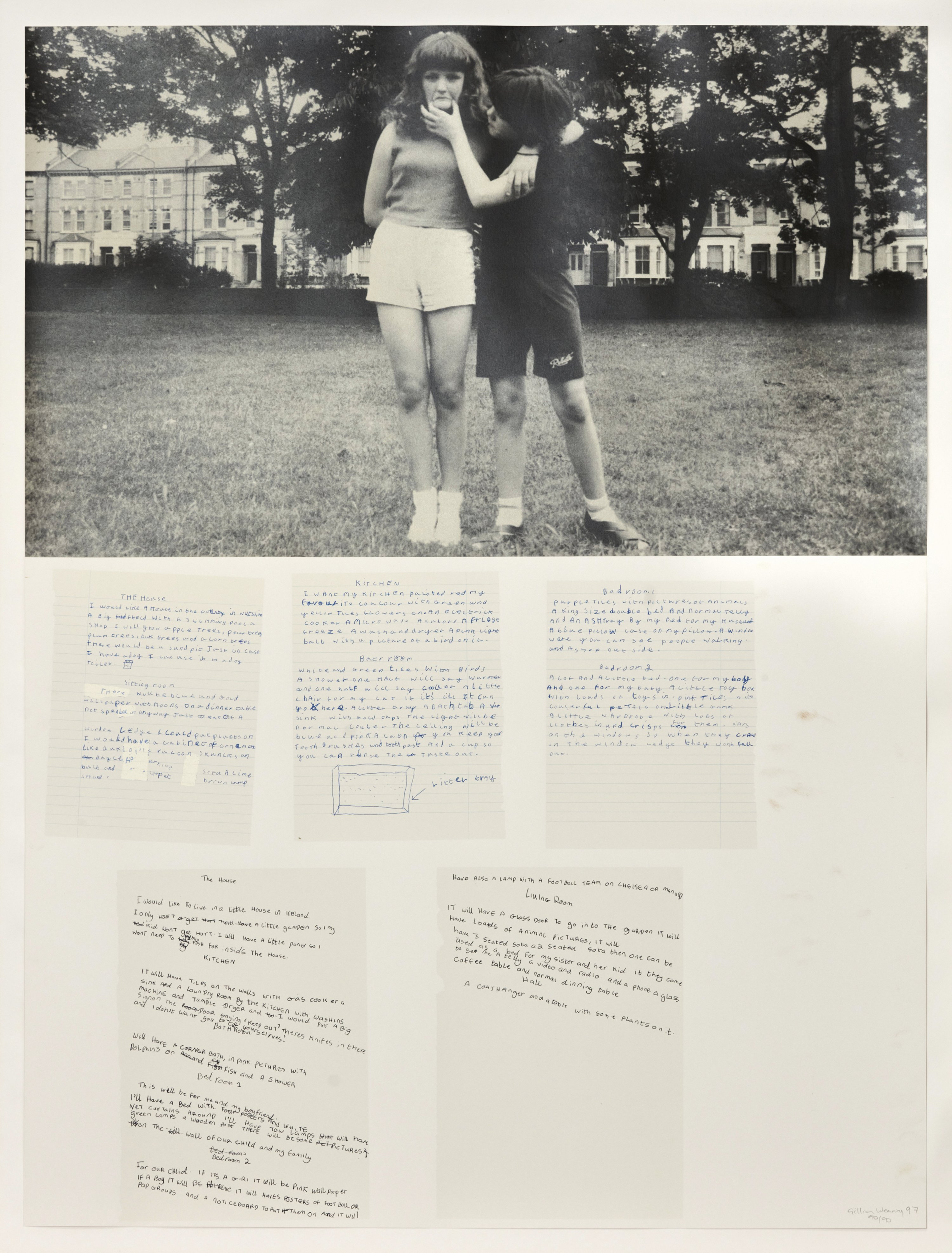 Gillian Wearing 'Melanie and Kelly' (1997)