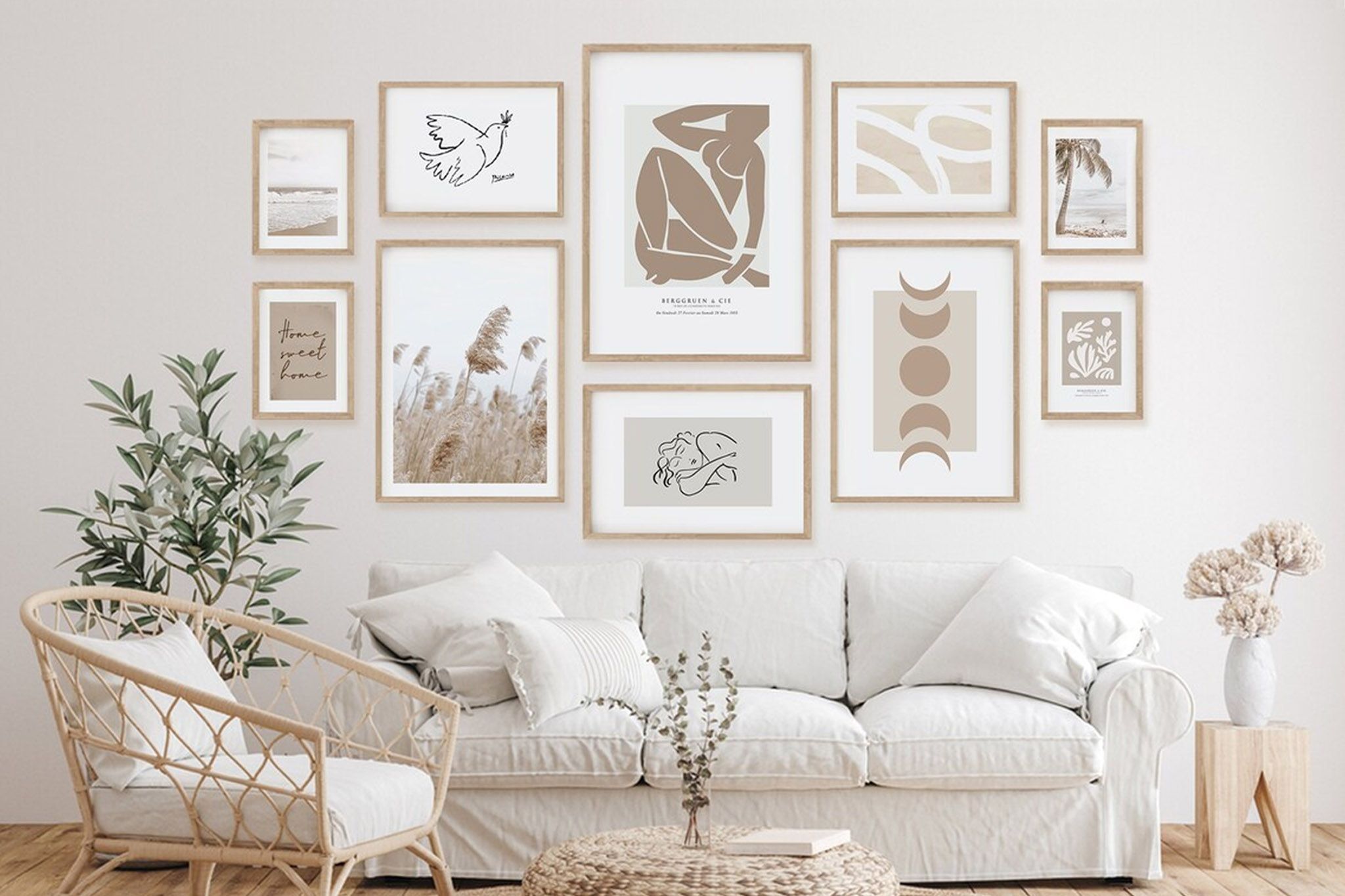 The Trick to Arranging Gallery Walls Like a Pro: Tips and Ideas for Gallery Wall Layouts