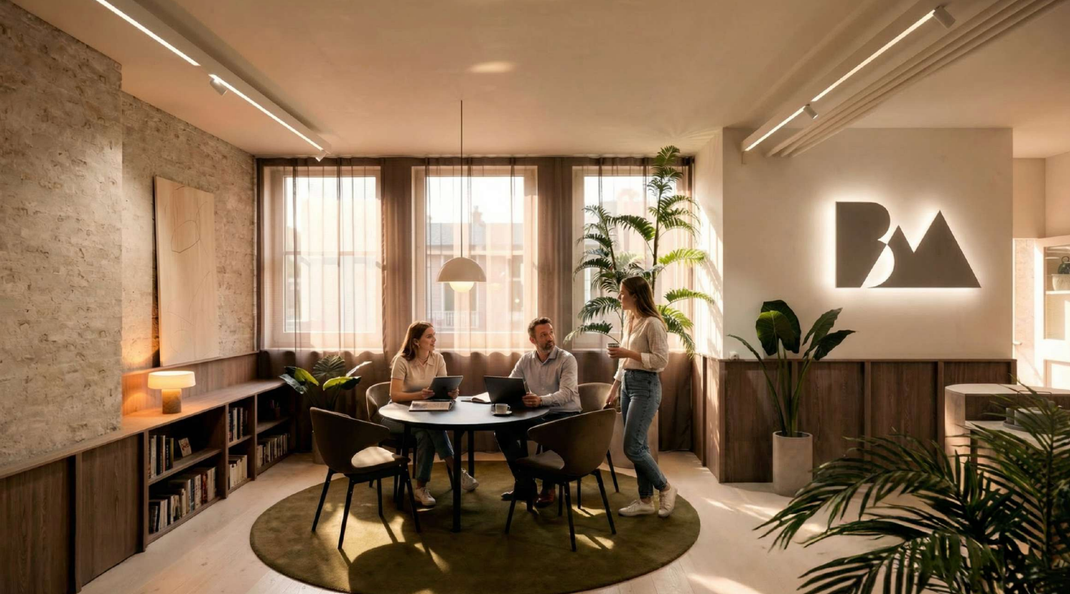 Interior of Bridge House, 22 Newman Street