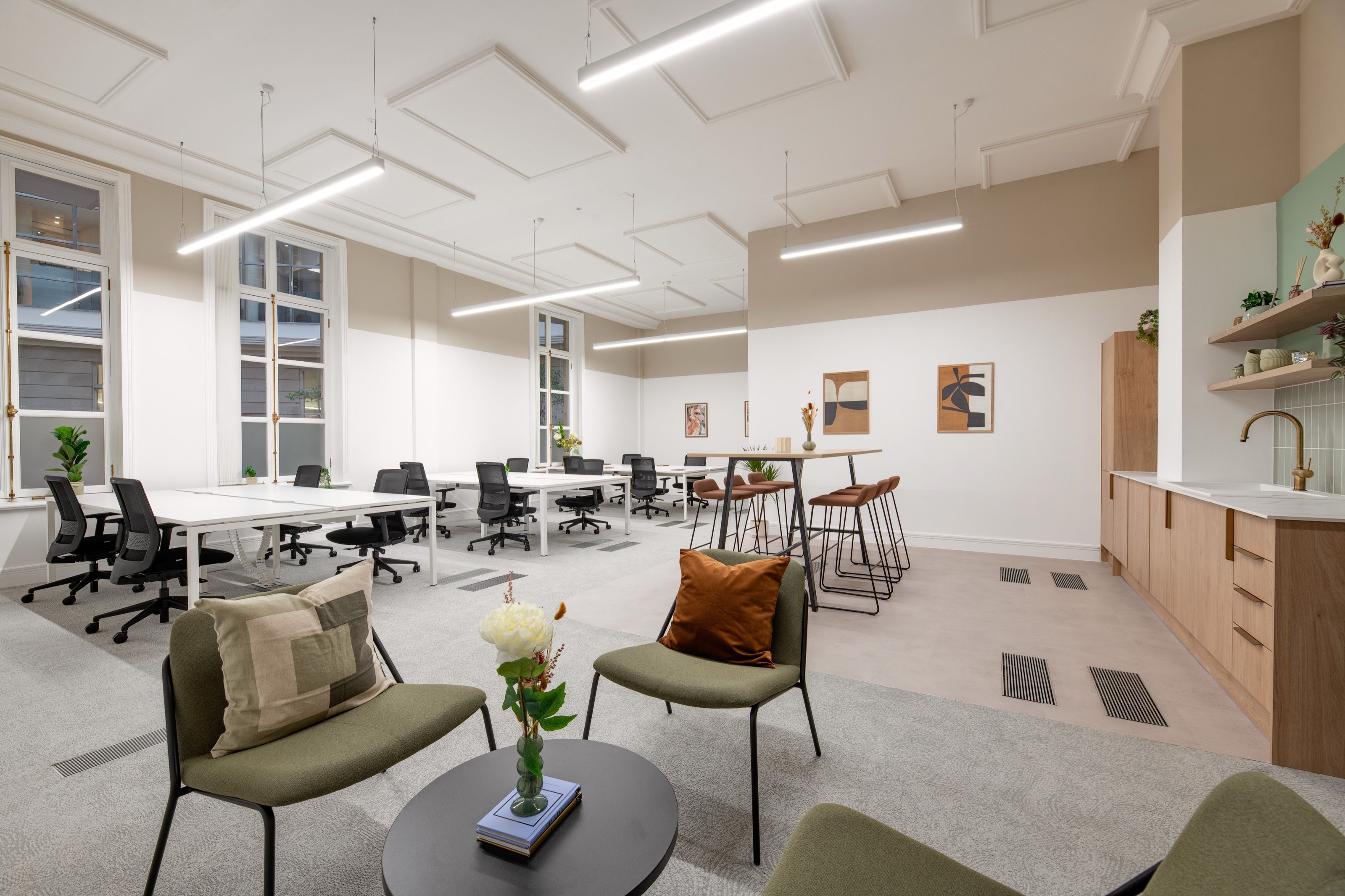 Interior of 4 Millbank, a Kitt managed workplace in Westminster