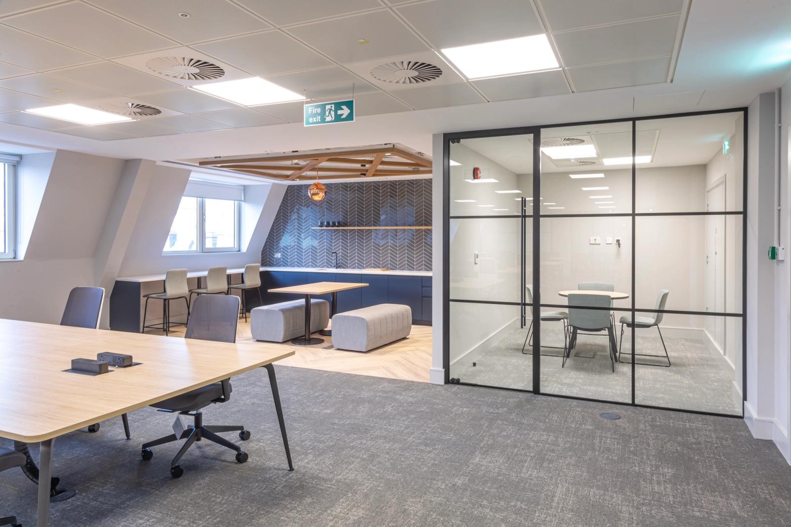 Modern fitted floor at York House, Kingsway