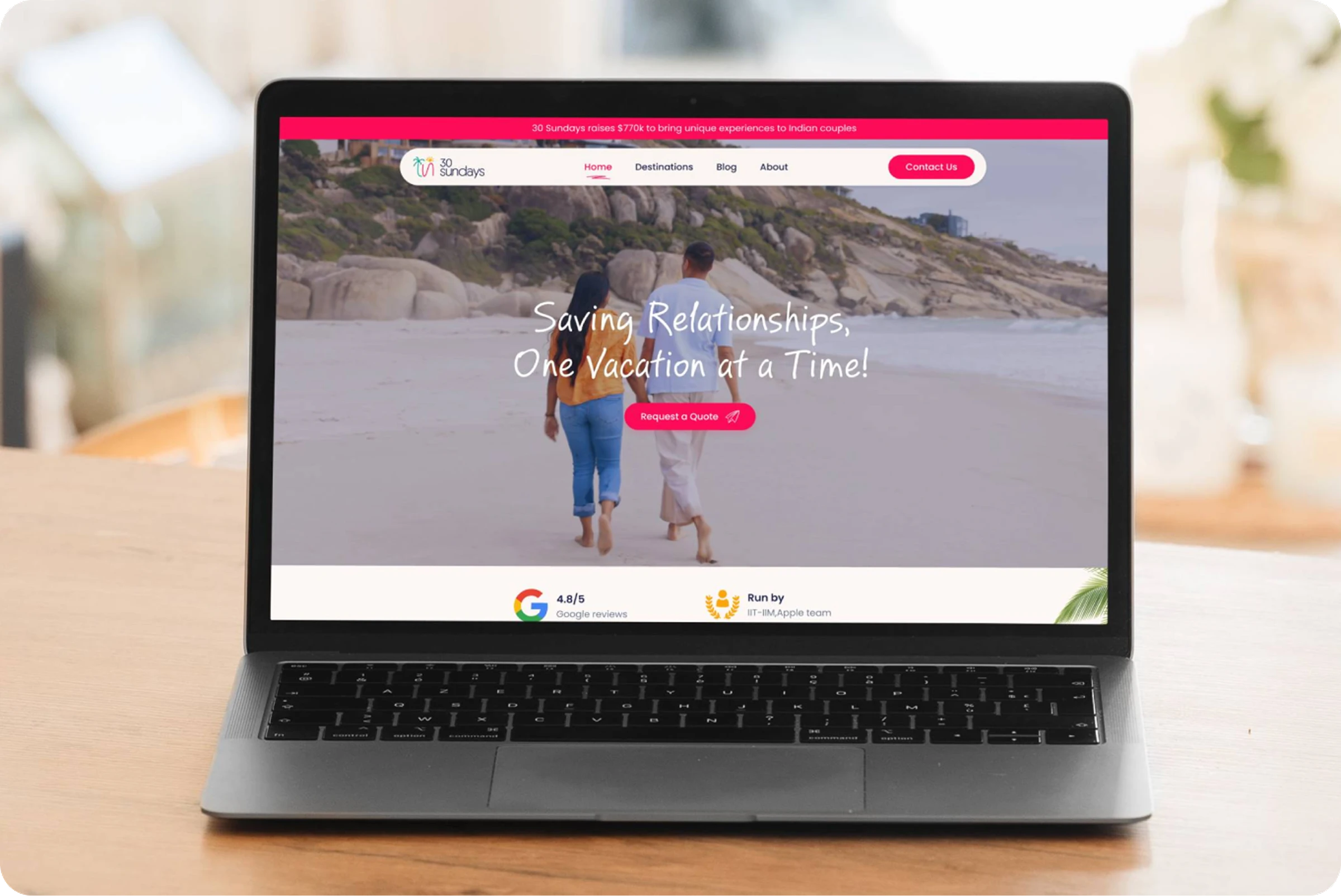 A couples-only travel brand with an always-on AI guide
