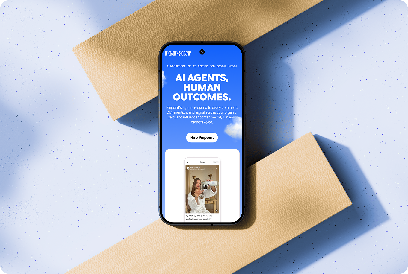 We built Pinpoint's first site. Then the product outgrew it