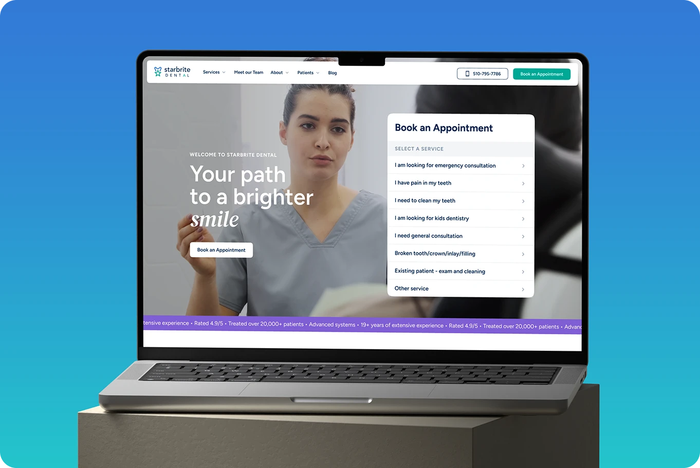 A brand and website refresh for a dental practice