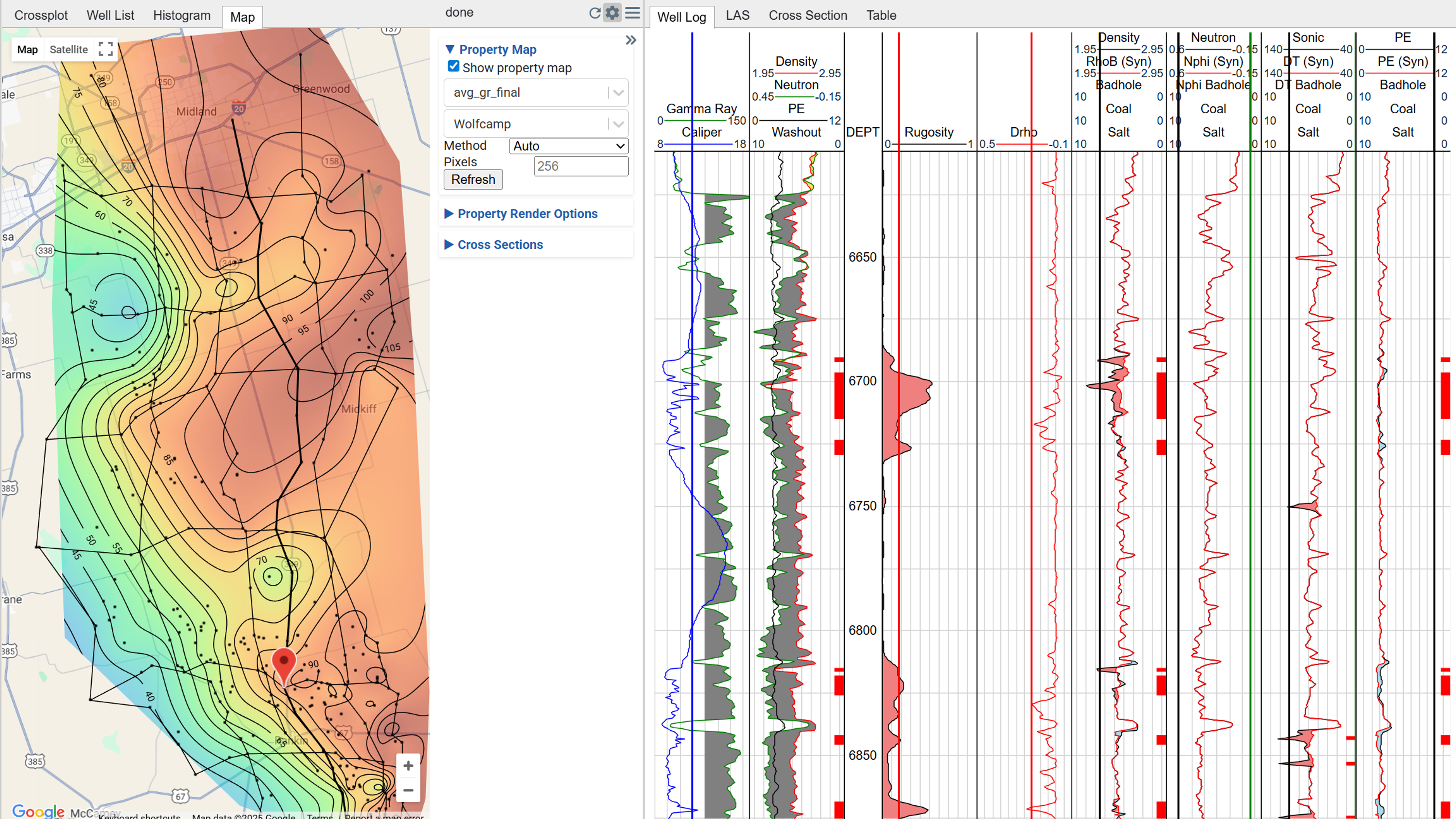 Screenshot of badhole module