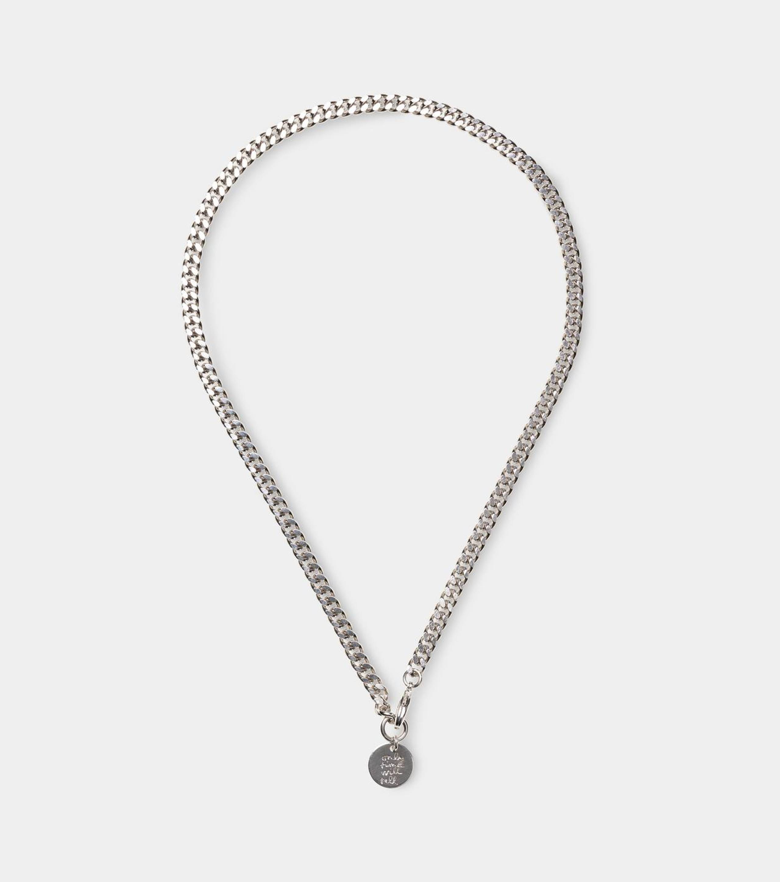 A.P.C. x Carhartt WIP silver charm necklace