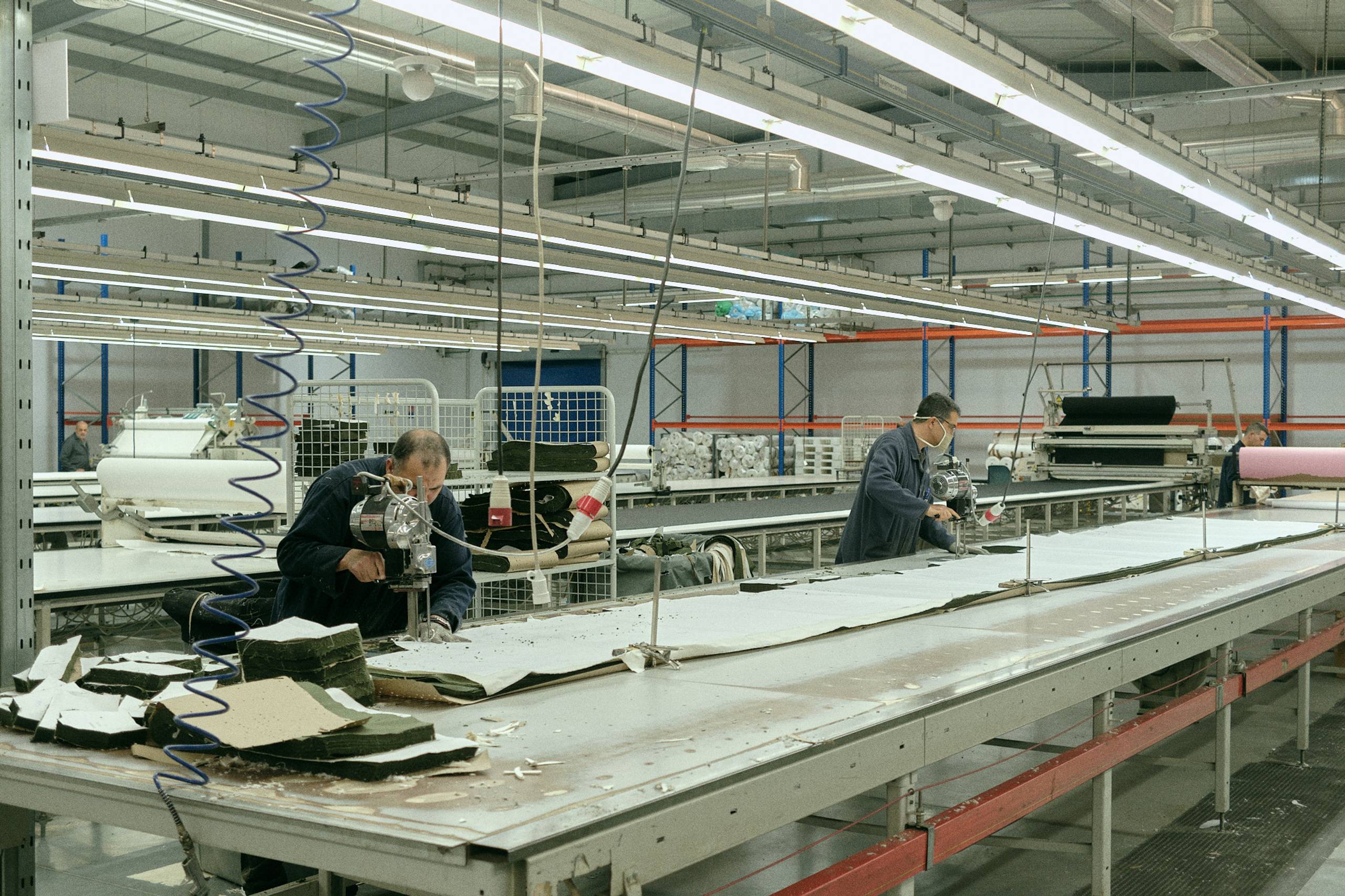 Carhartt WIP Atelier workers in factory