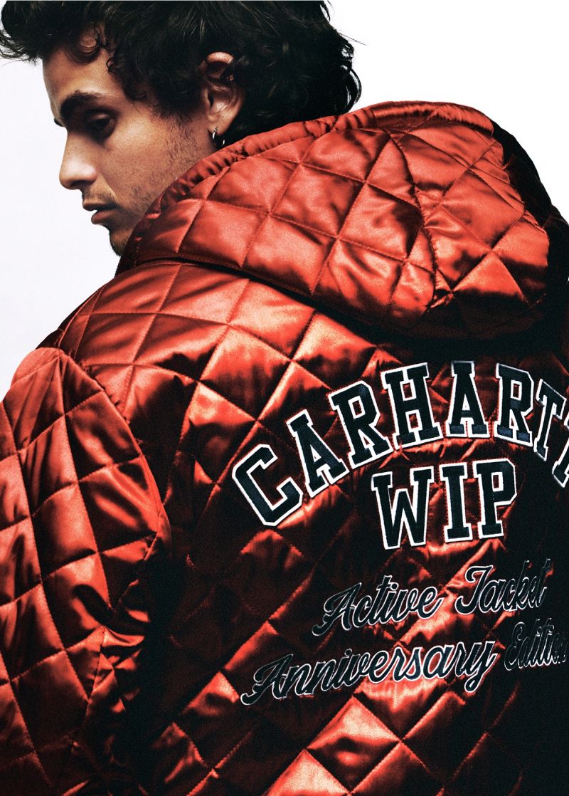 Model wearing a OG Active Jacket from the OG Active Jacket 50th Anniversary Edition