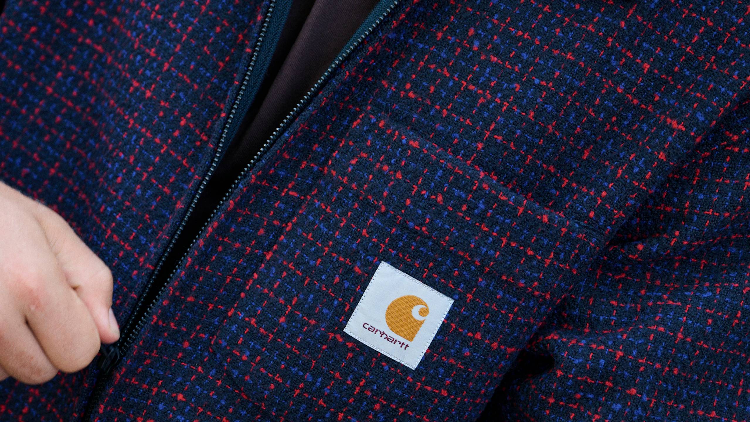 Closeup shot of Bellamy Check Shirt Jacket