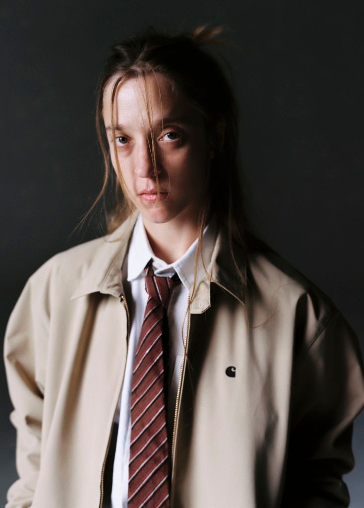 Model wearing items from the F/W25 Store Exclusives collection