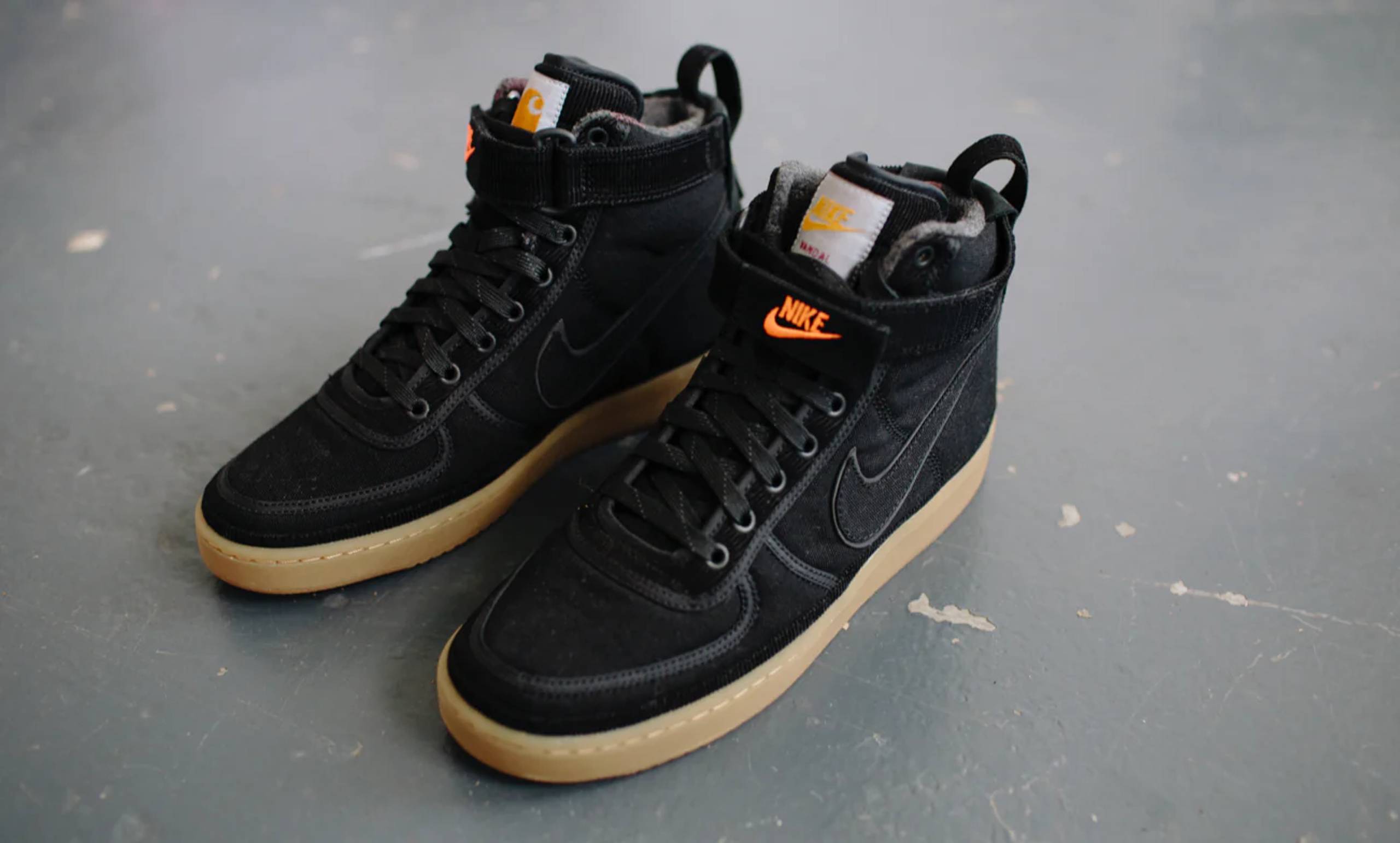 Carhartt WIP x Nike Vandal Supreme High sneakers in Black