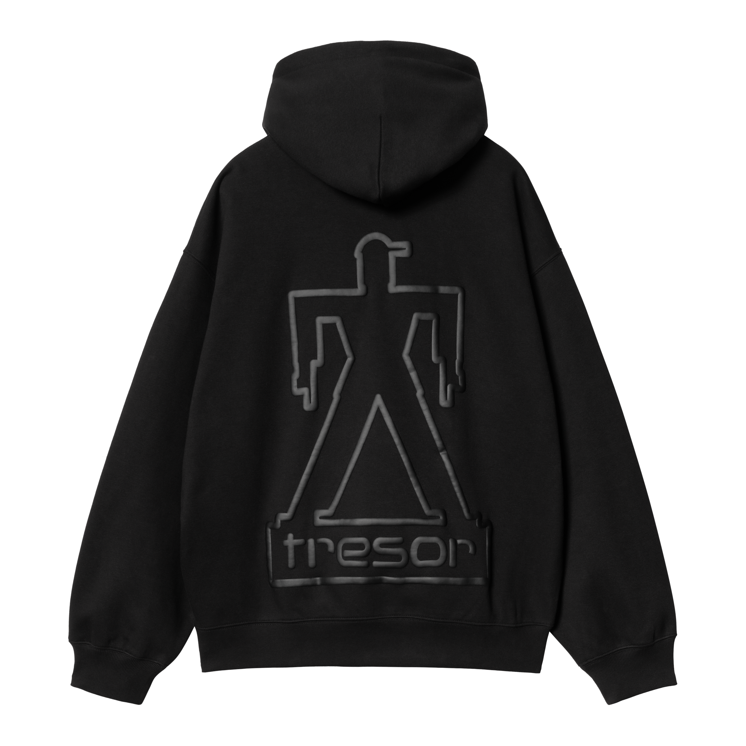 Carhartt WIP x TRESOR Basement Hooded Sweatshirt in black