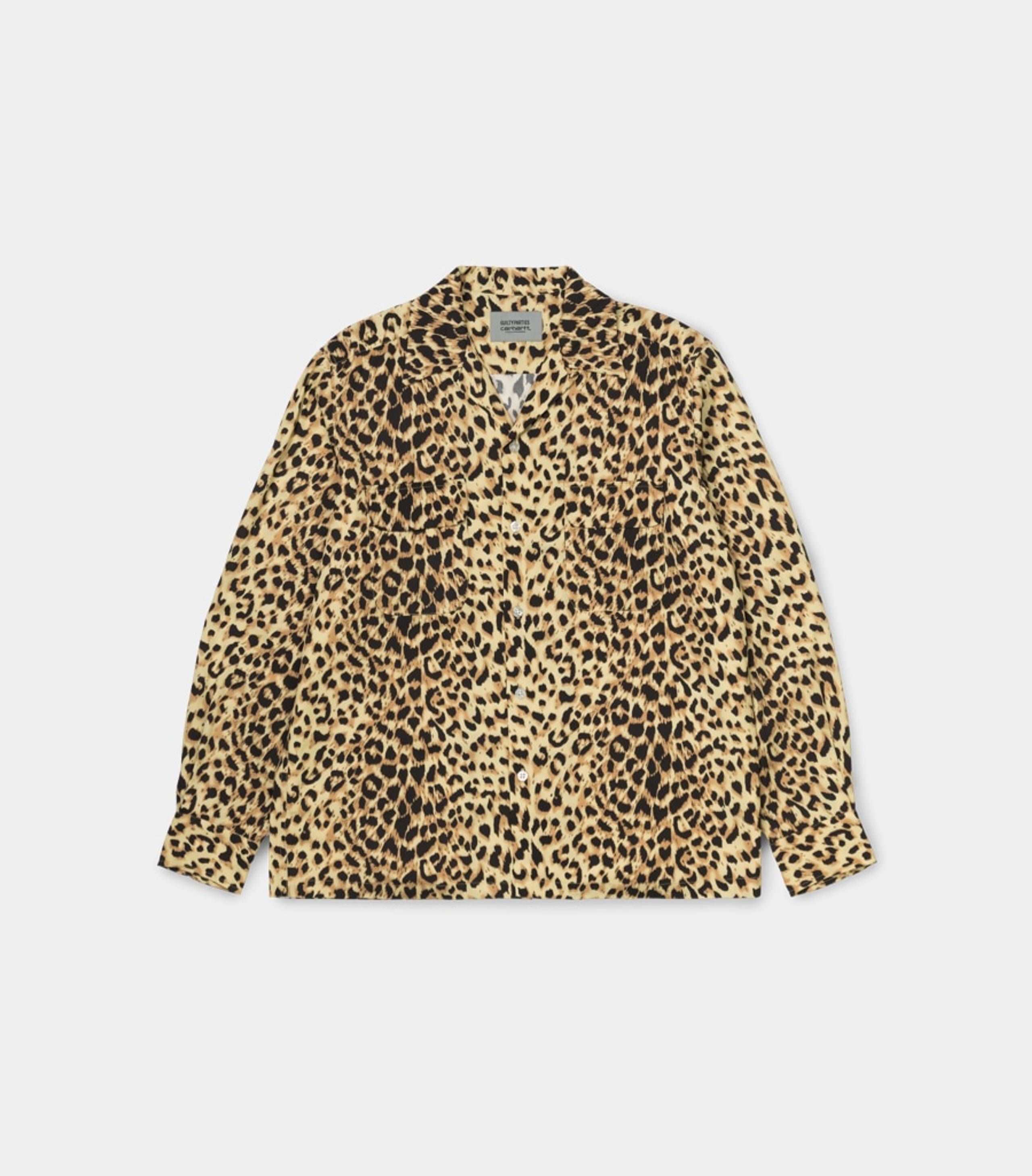 Carhartt WIP x Wacko Maria Leopard Print Button Down Shirt