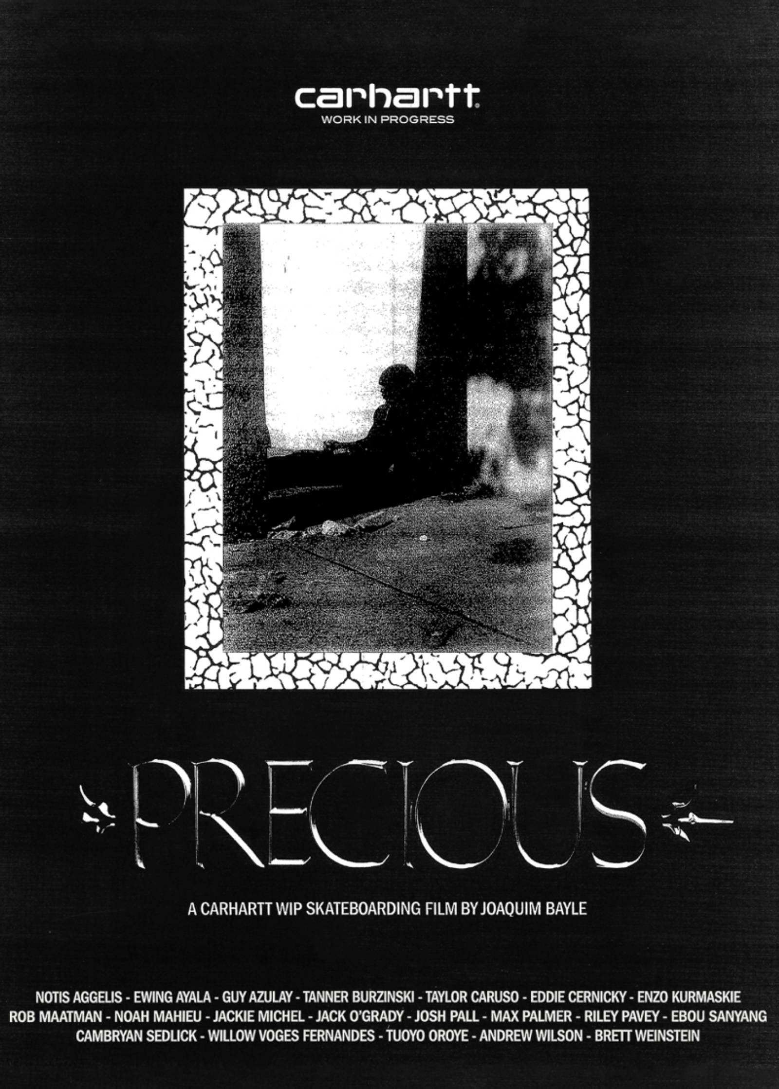 Carhartt WIP Precious Skate Film Flyer by Joaquim Bayle