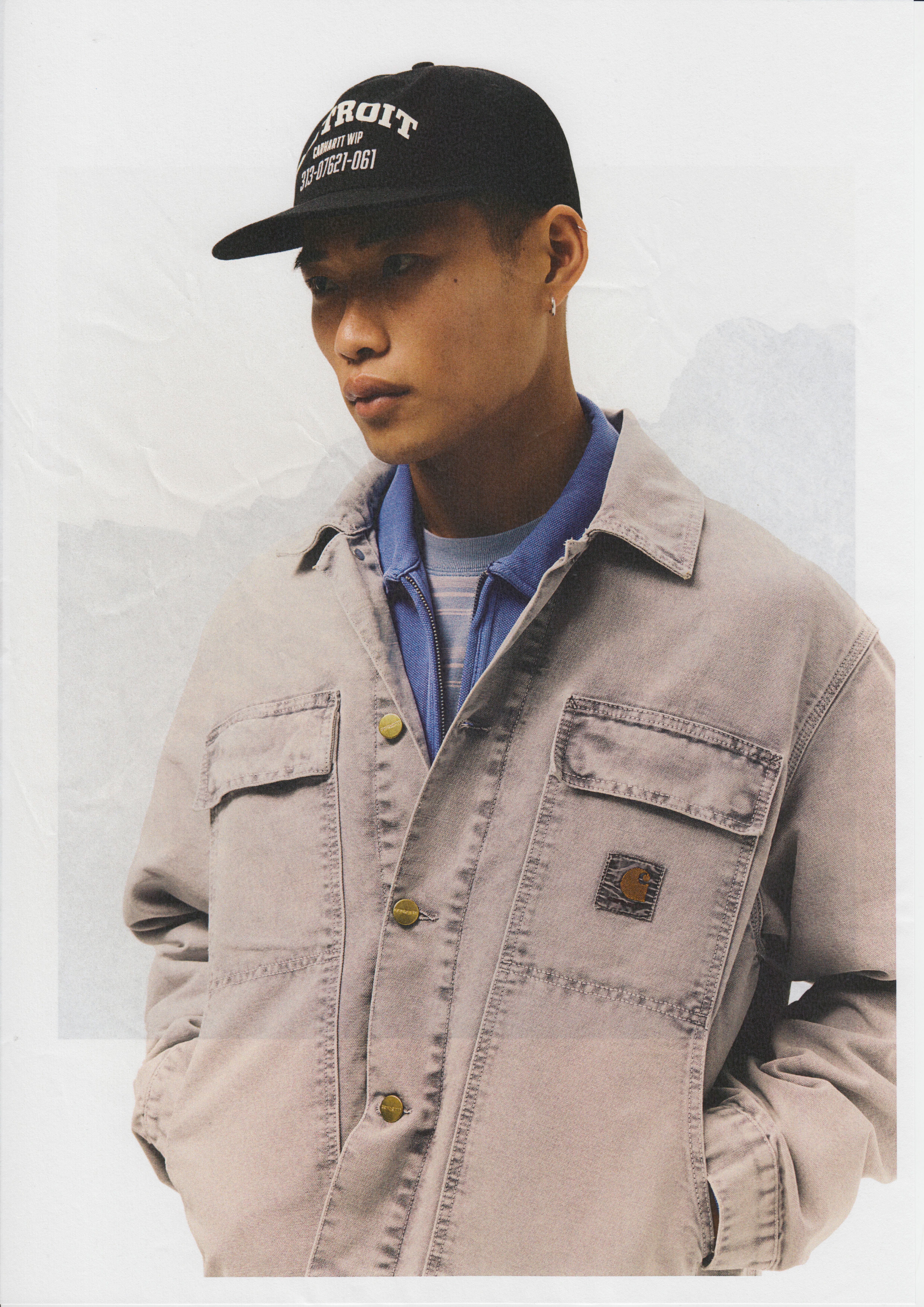 CARHARTT WIP レターマンジャケット ネイビーカーハートWIP Carhartt WIP ジャケット メンズ カーハート ダブリューアイピー