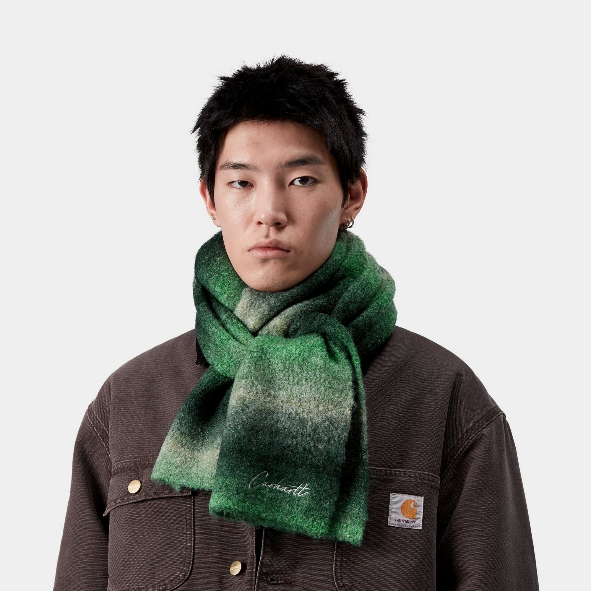Model wearing a Tony Scarf