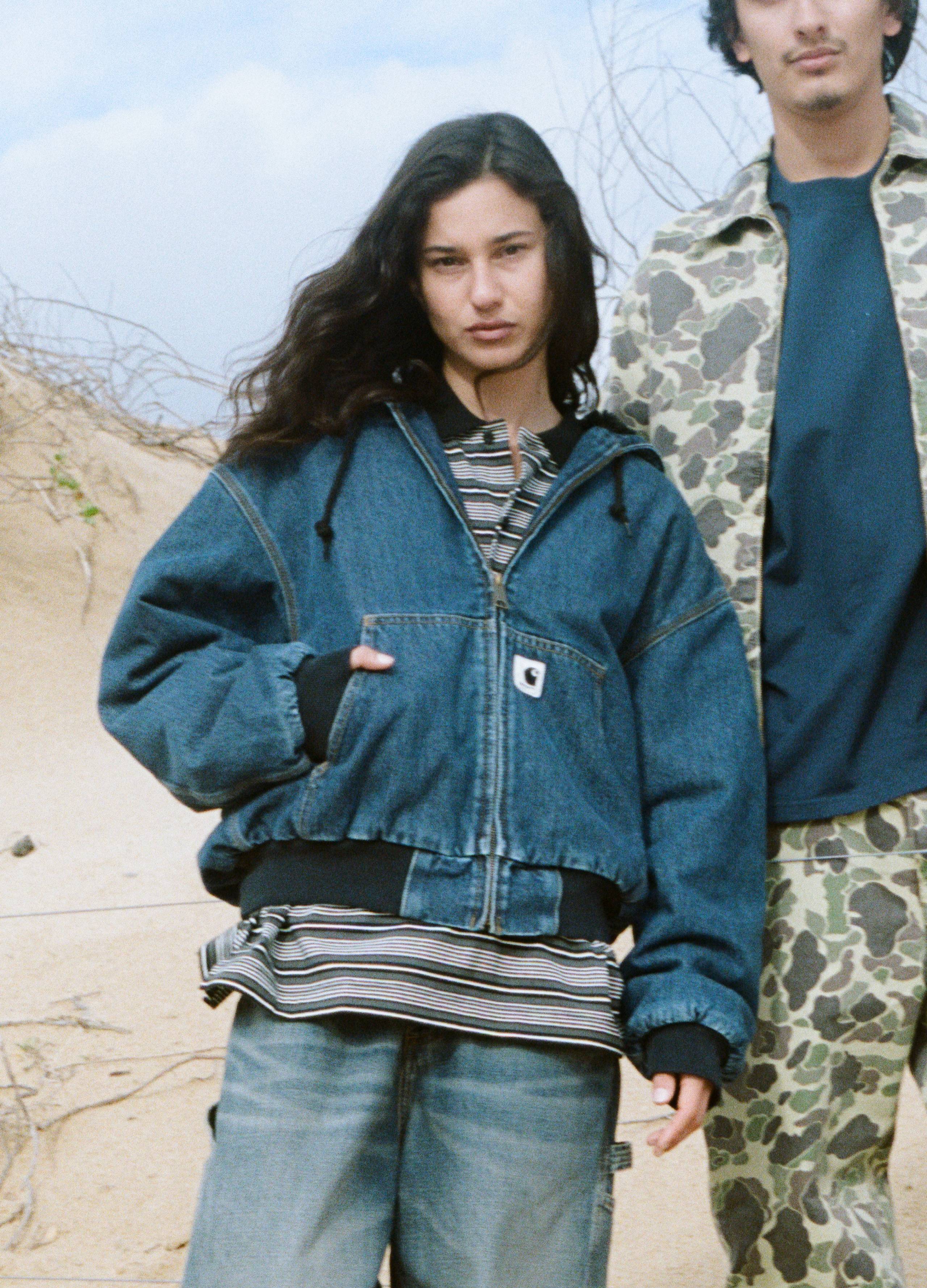 Models wearing items from FW25 Carhartt WIP Collection