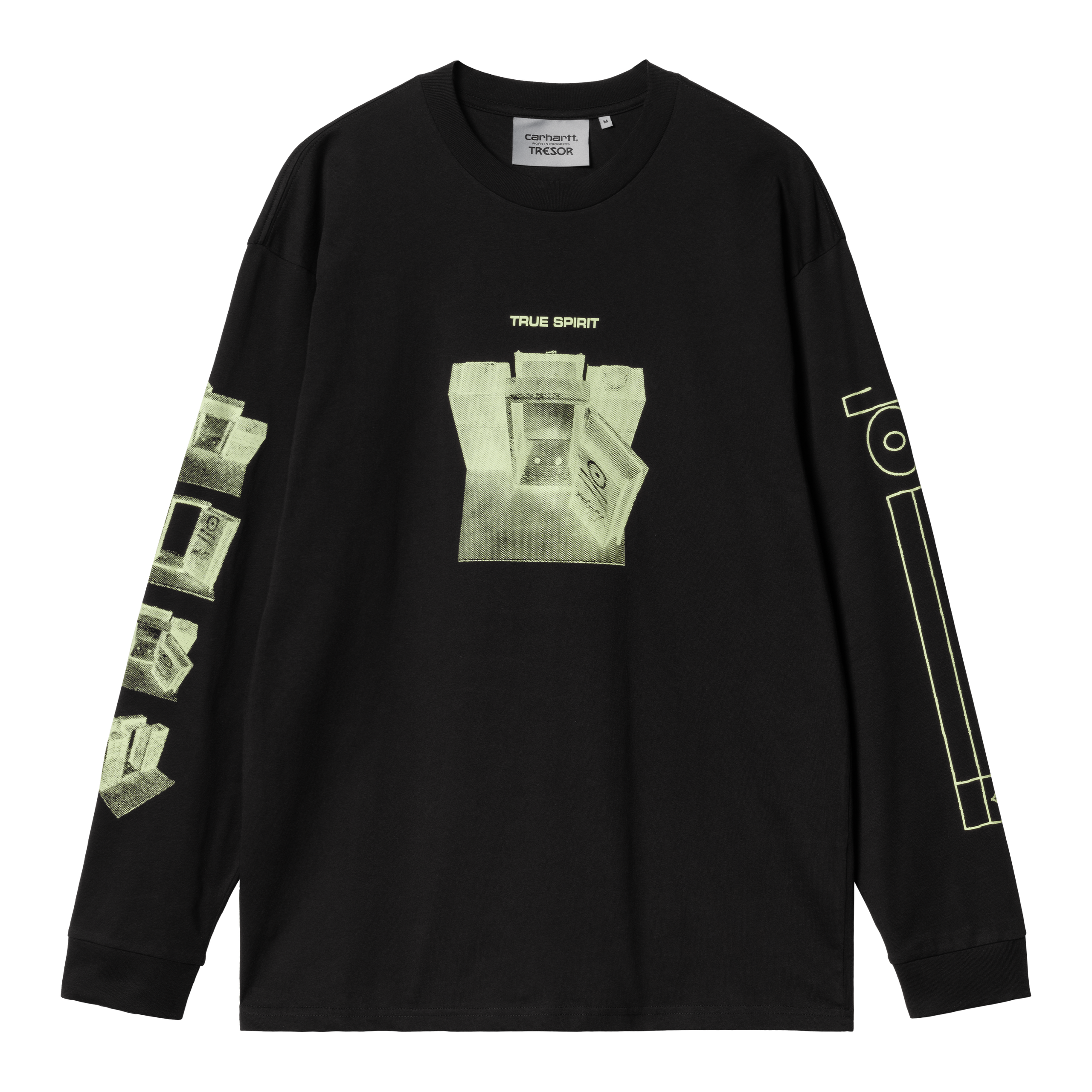 Carhartt WIP x TRESOR True Spirit long sleeve T-Shirt in black