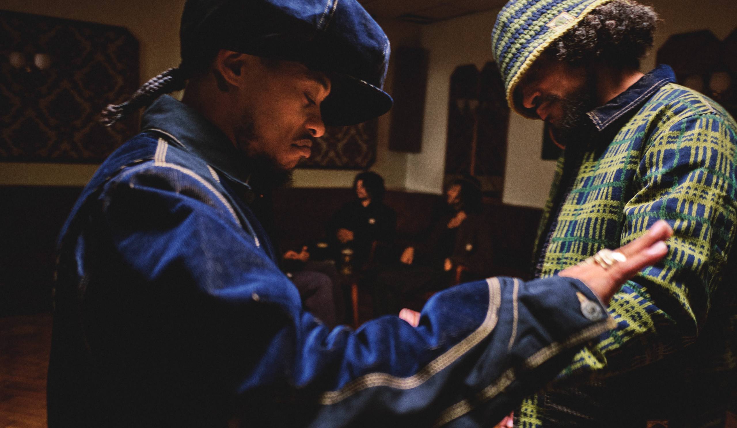Close up of Models dancing while wearing items from the Nicholas Daley x Carhartt WIP Collaboration