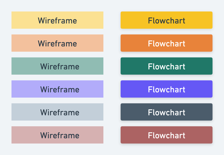 Element color tones