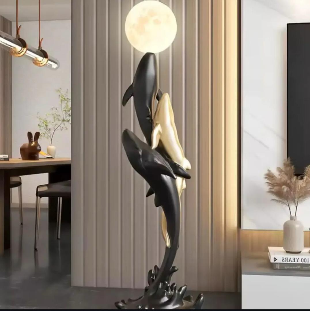Dolphins Floor Lamp 