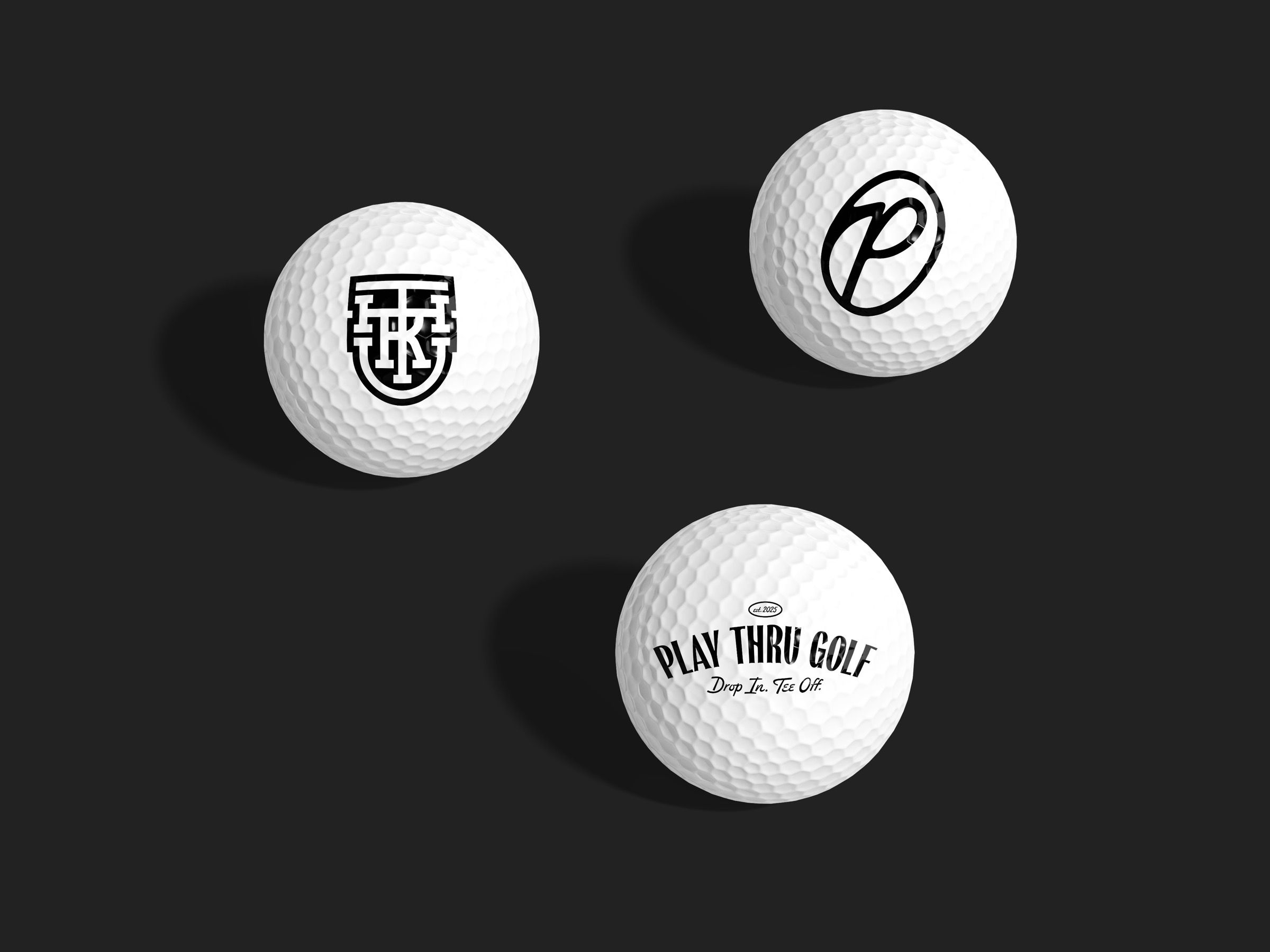 Play Thru Golf, PLAY THRU GOLF BALLS