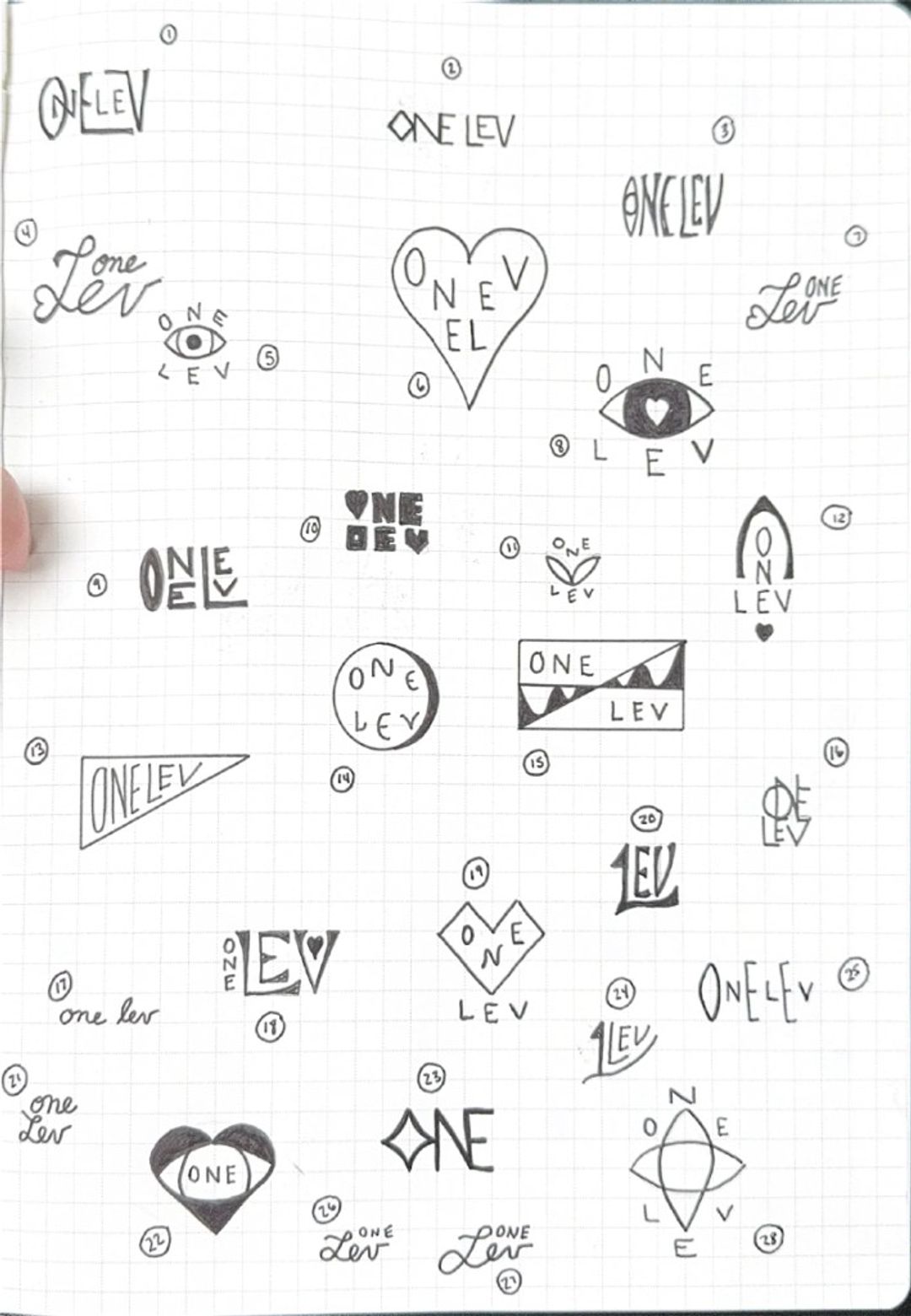Quelev, hand-drawn sketches from Drew's sketchbook