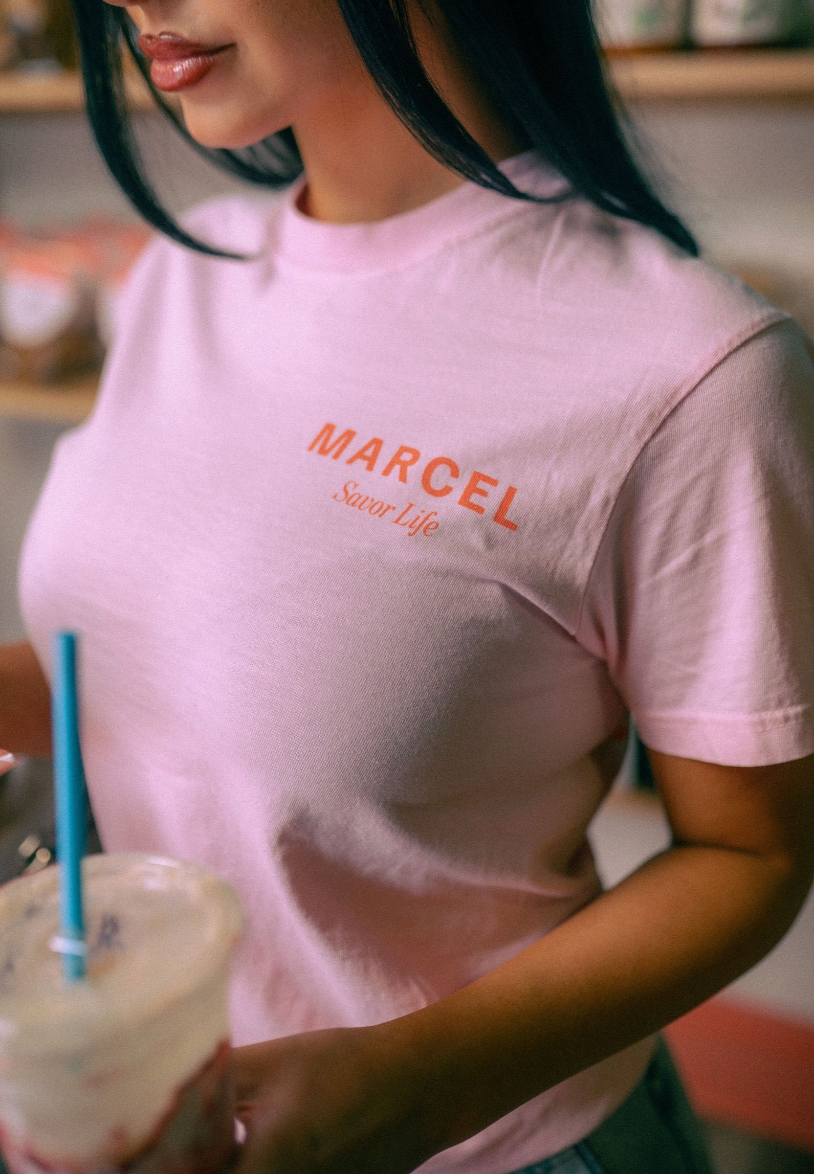 Marcel, Marcel Pink Shirt