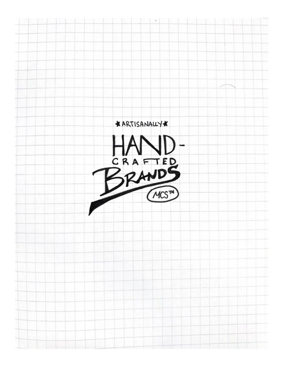 Crafted, hand-drawn sketches from Drew's sketchbook