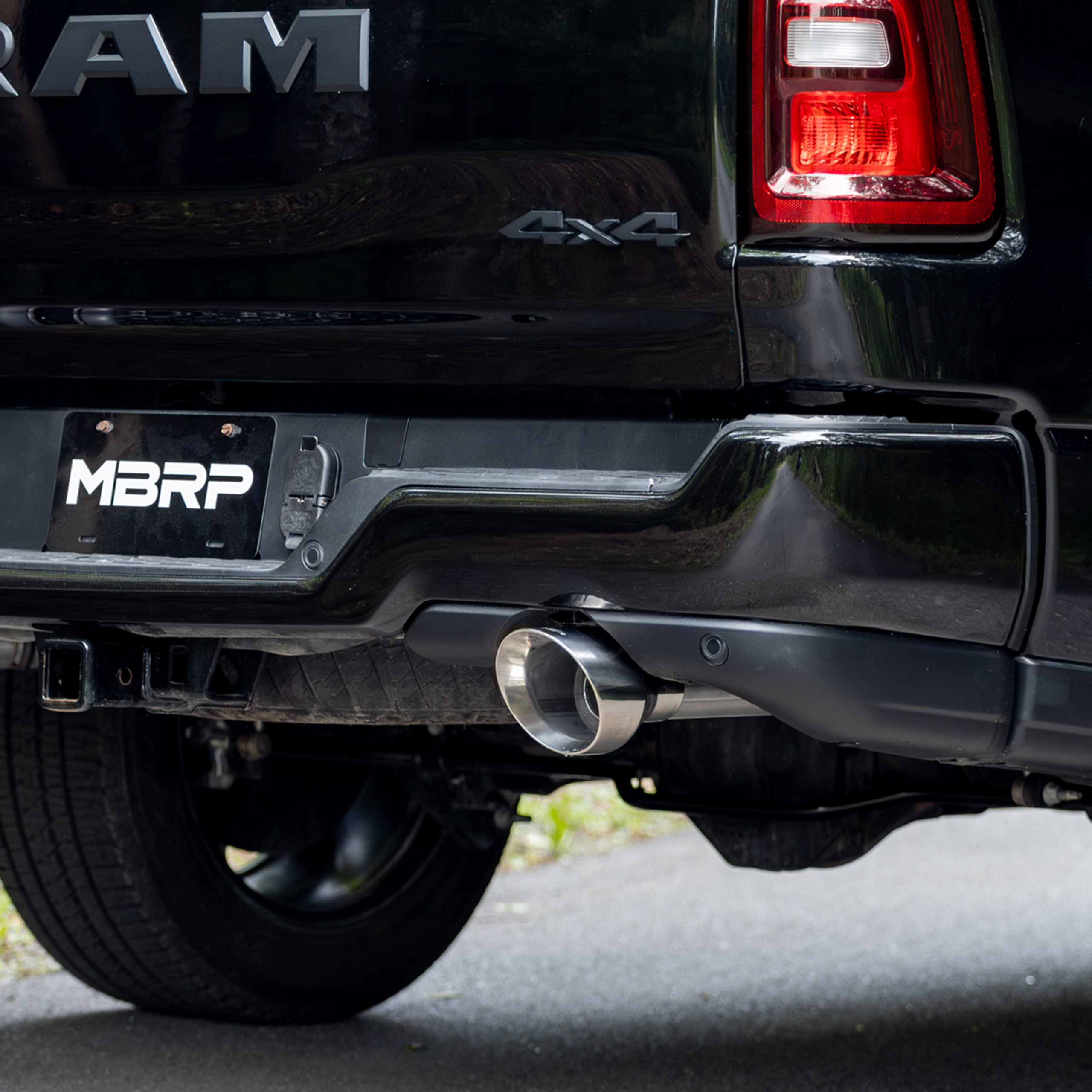 Dodge ram mbrp stainless steel exhaust tip