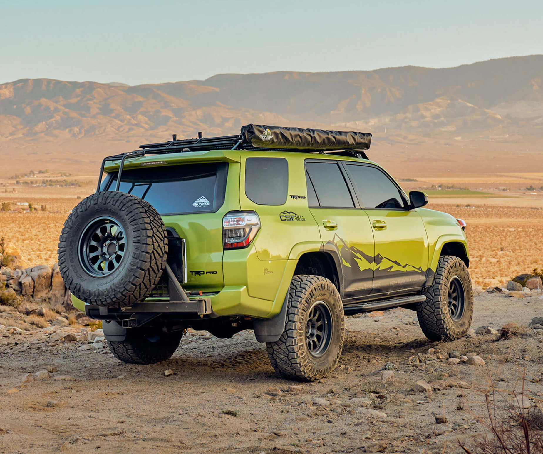 Toyota 4Runner in the mountains off-roading