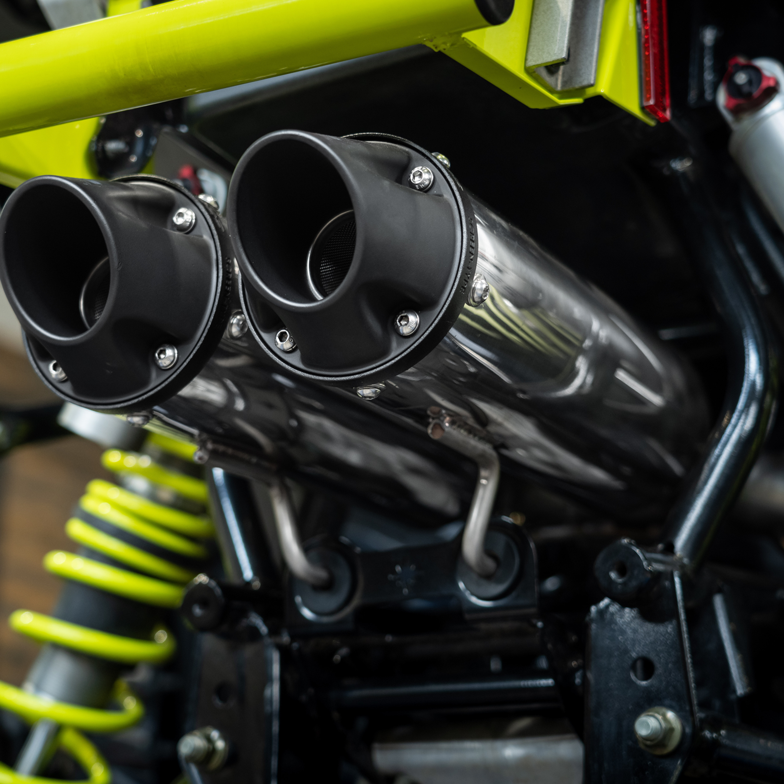 MBRP ATV exhaust closeup