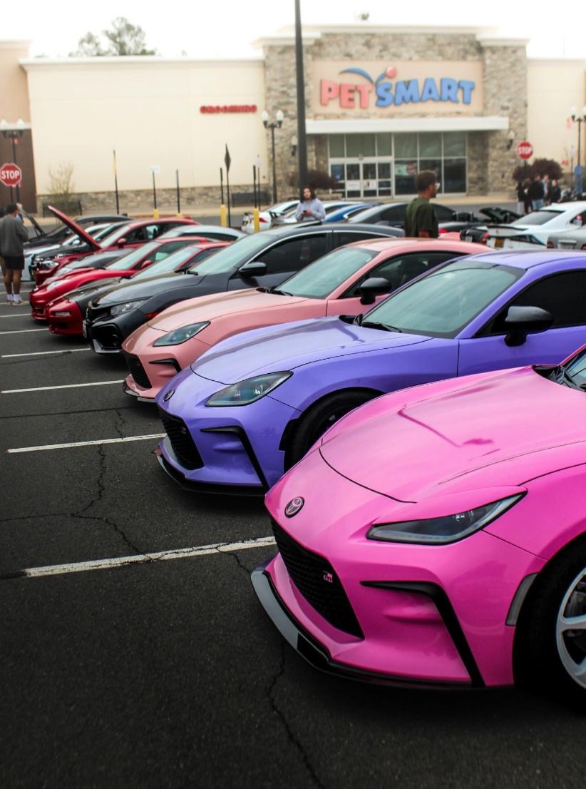 Colorful Toyotas with mbrp exhaust installed, customer image