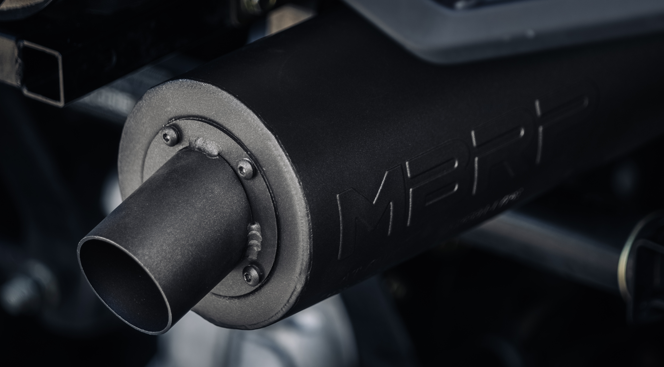 MBRP ATV exhaust close up