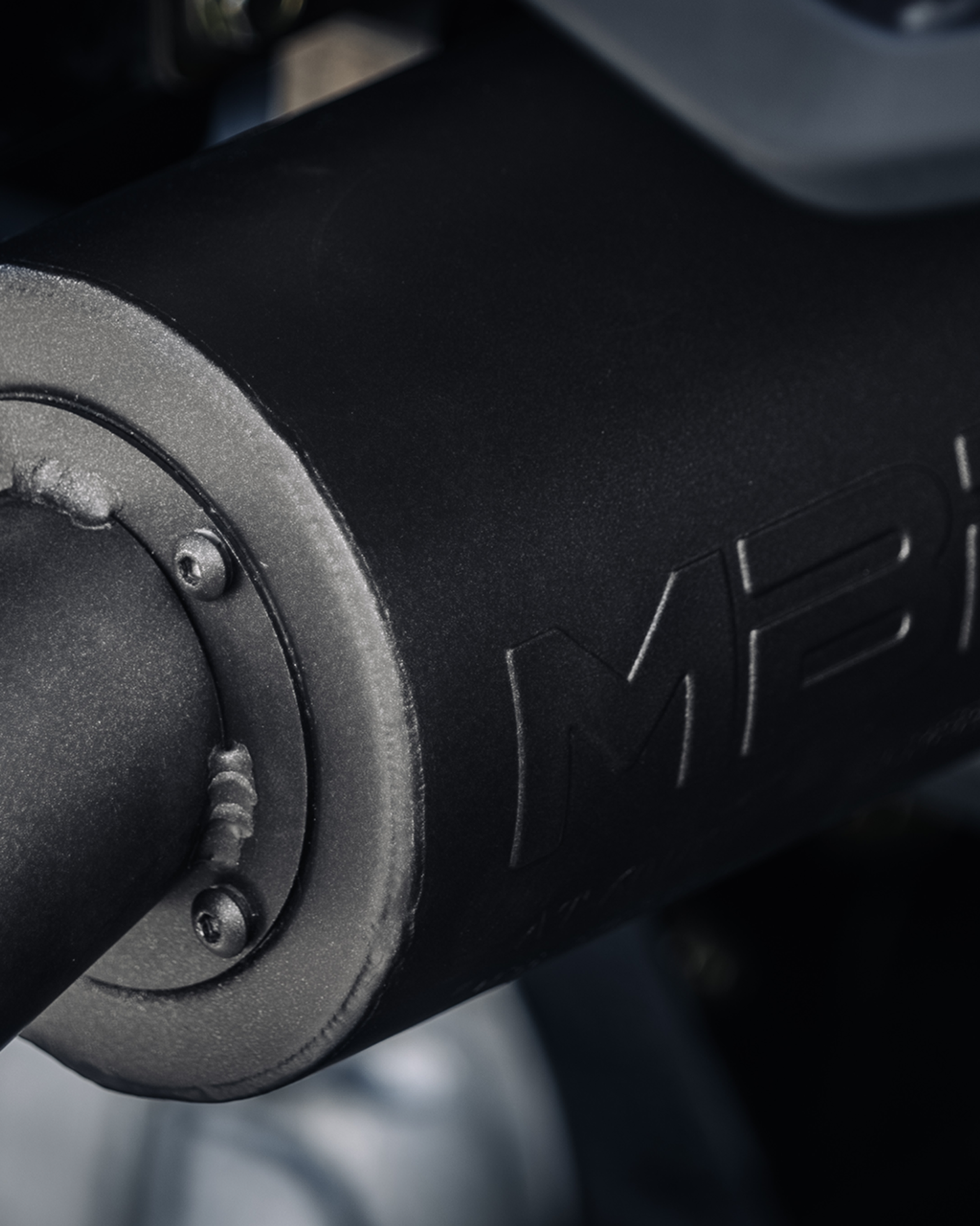MBRP ATV exhaust close up
