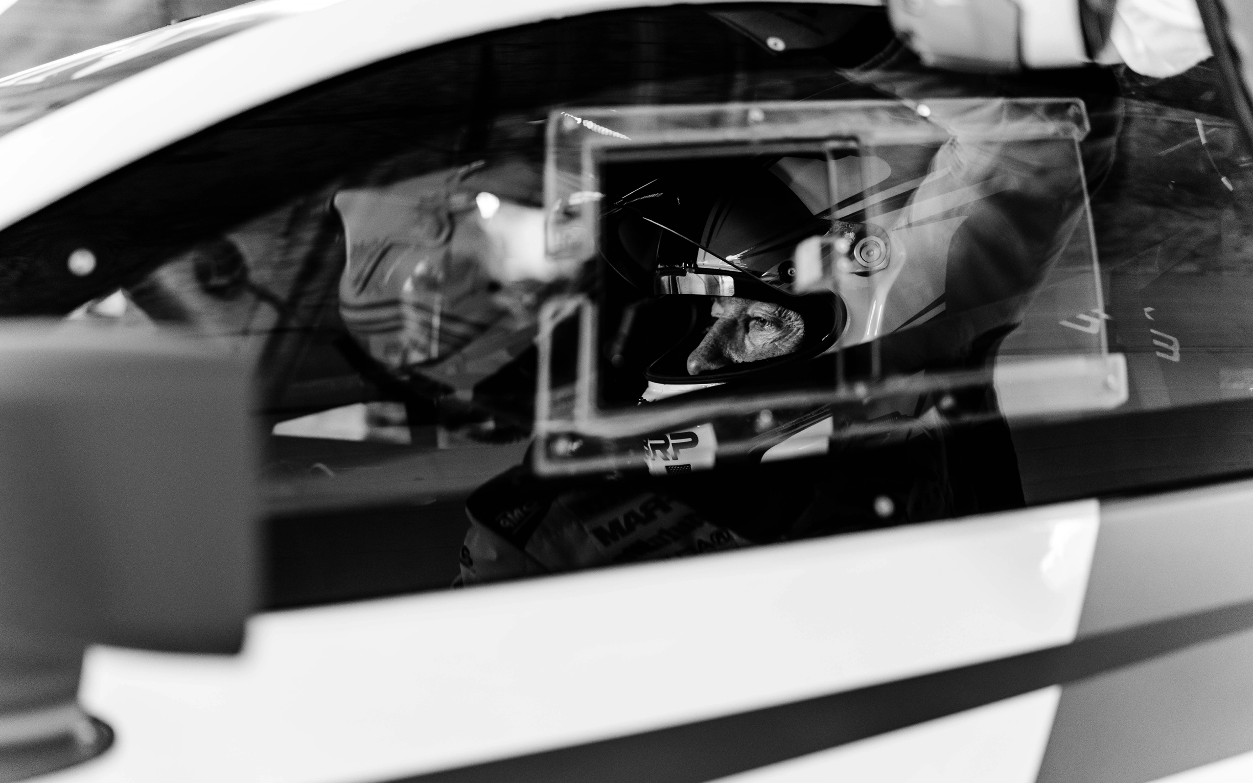 Martin Barkey Driving in a race